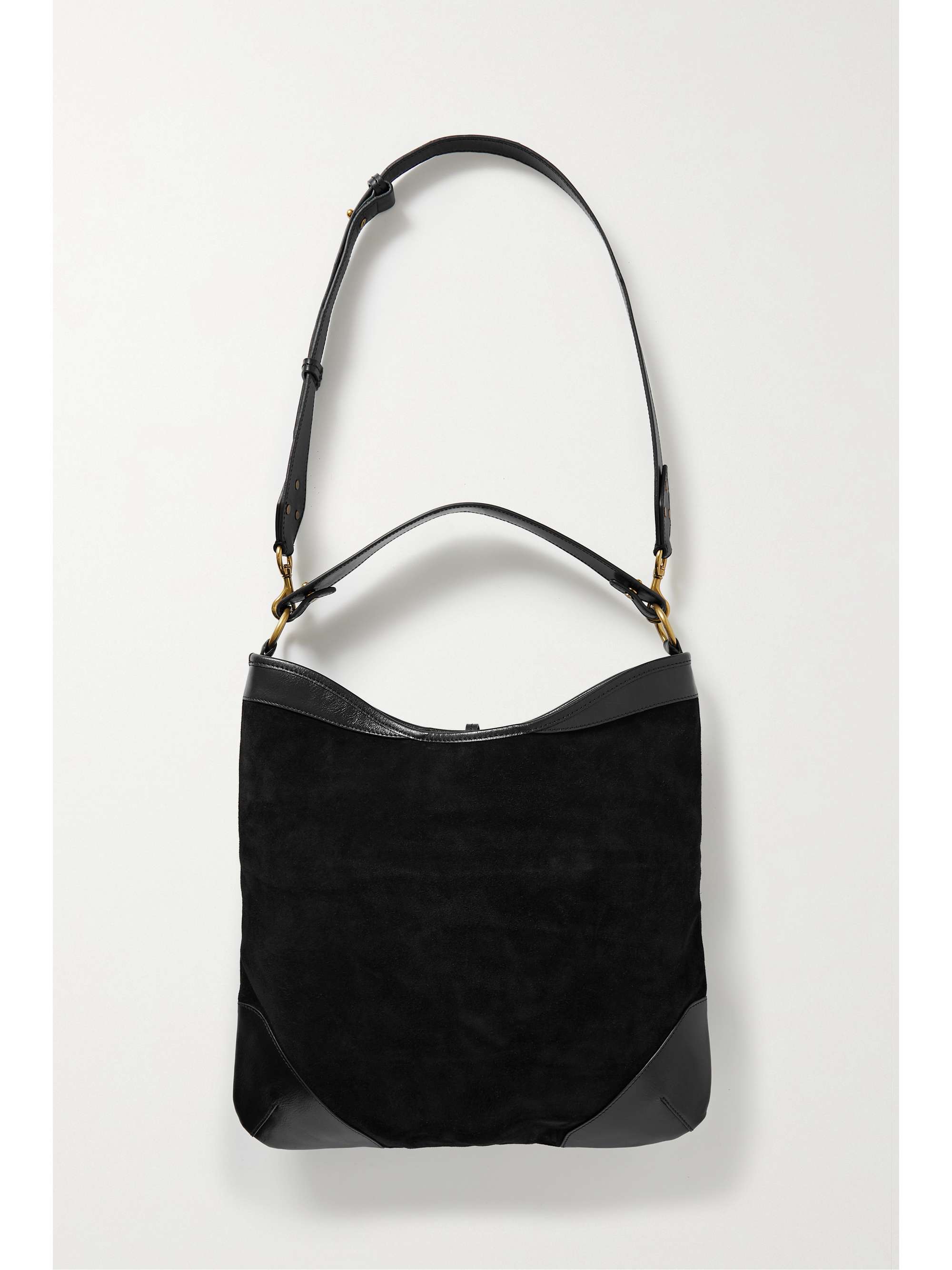 ISABEL MARANT Sac porté épaule en daim à finitions en cuir Botsy Day