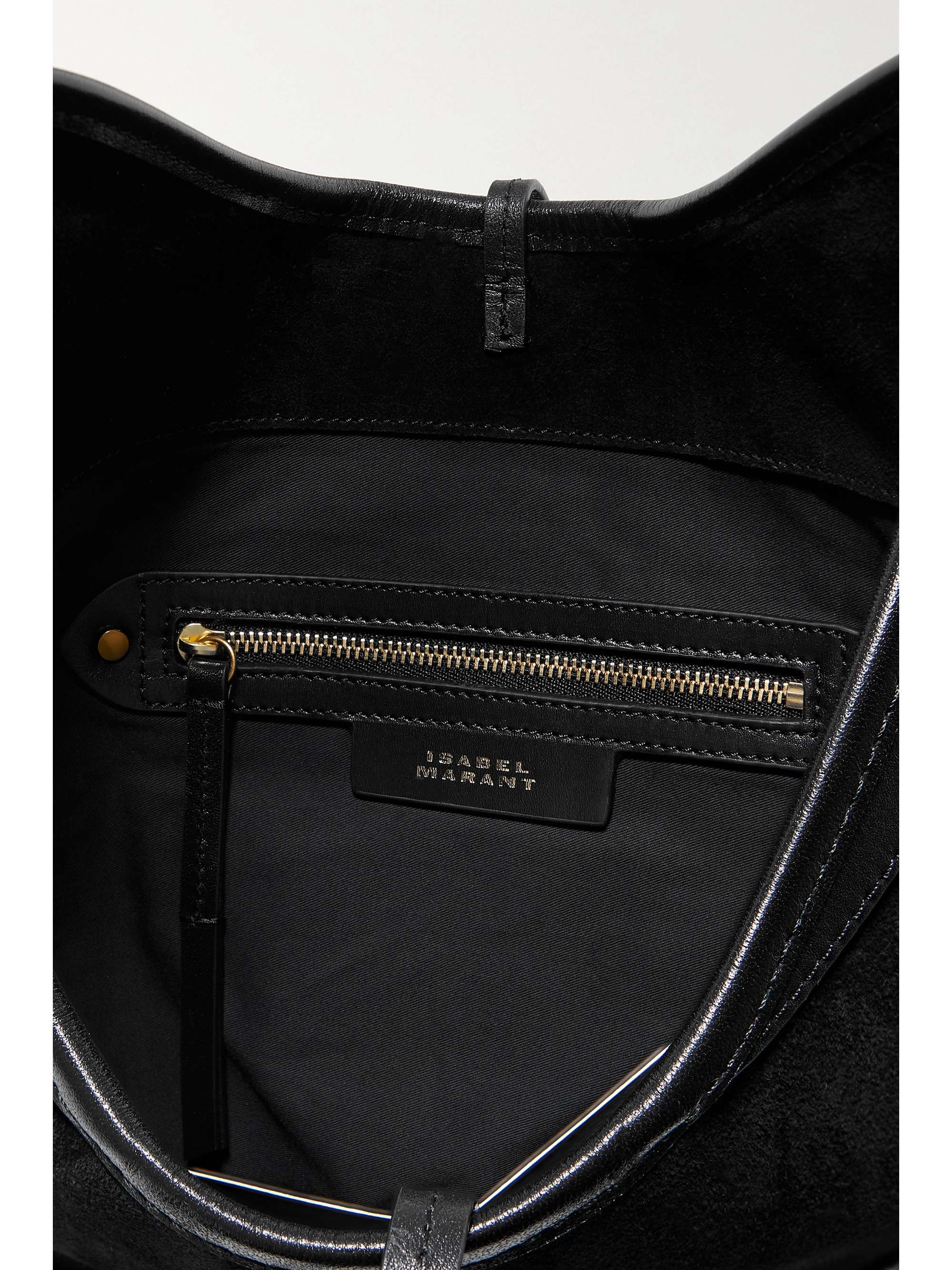 ISABEL MARANT Sac porté épaule en daim à finitions en cuir Botsy Day