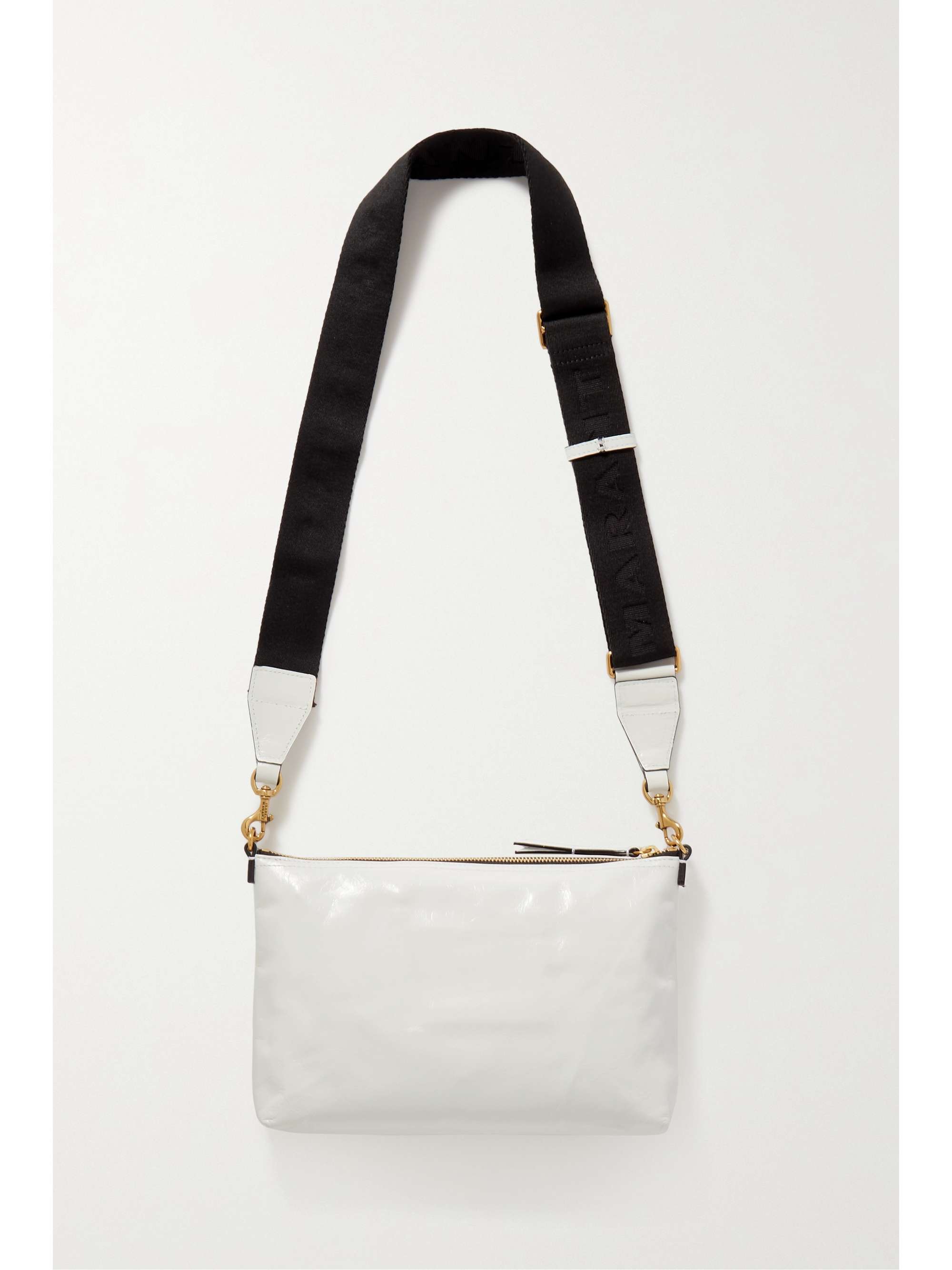 ISABEL MARANT Sac porté épaule en cuir glacé froissé Nessah