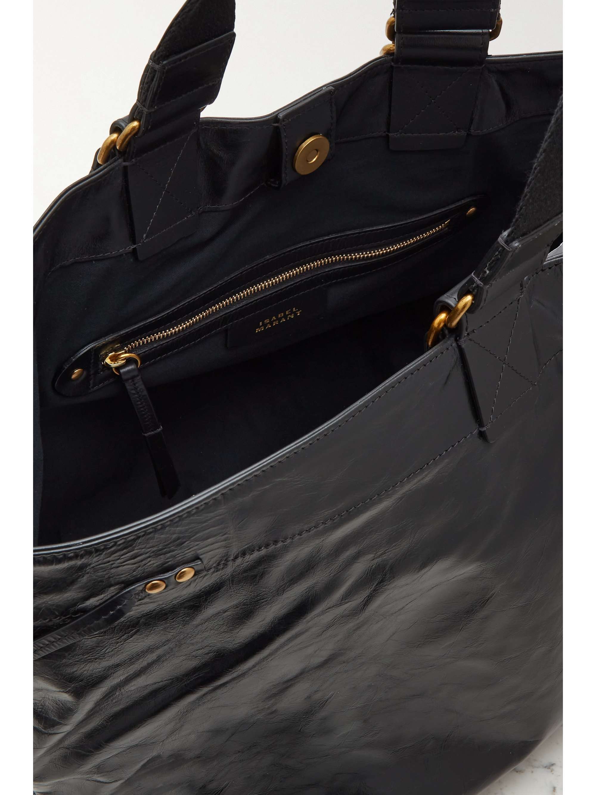 ISABEL MARANT Sac à main en cuir froissé Wardy
