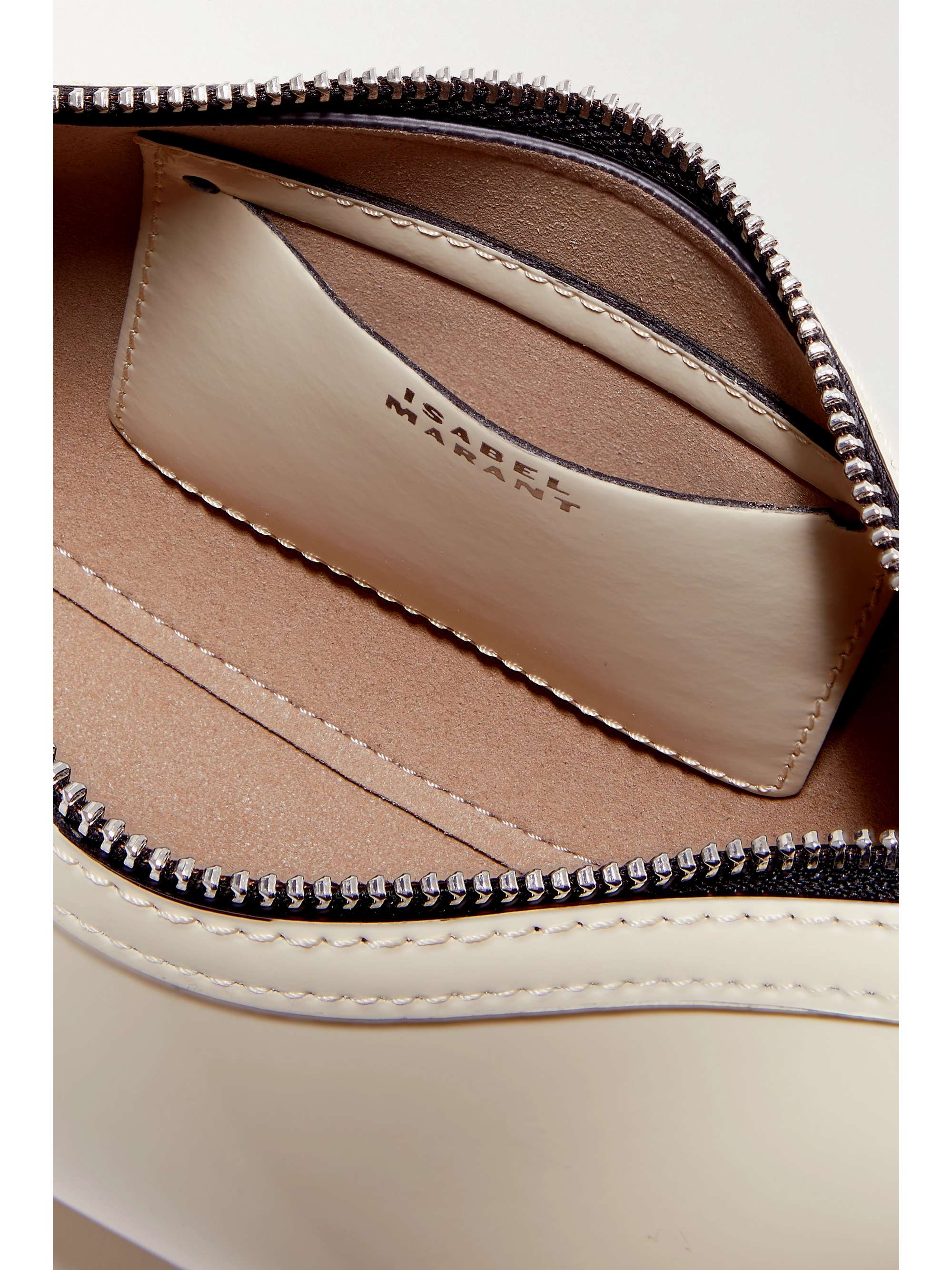 ISABEL MARANT Oskan Moon studded leather shoulder bag NETAPORTER