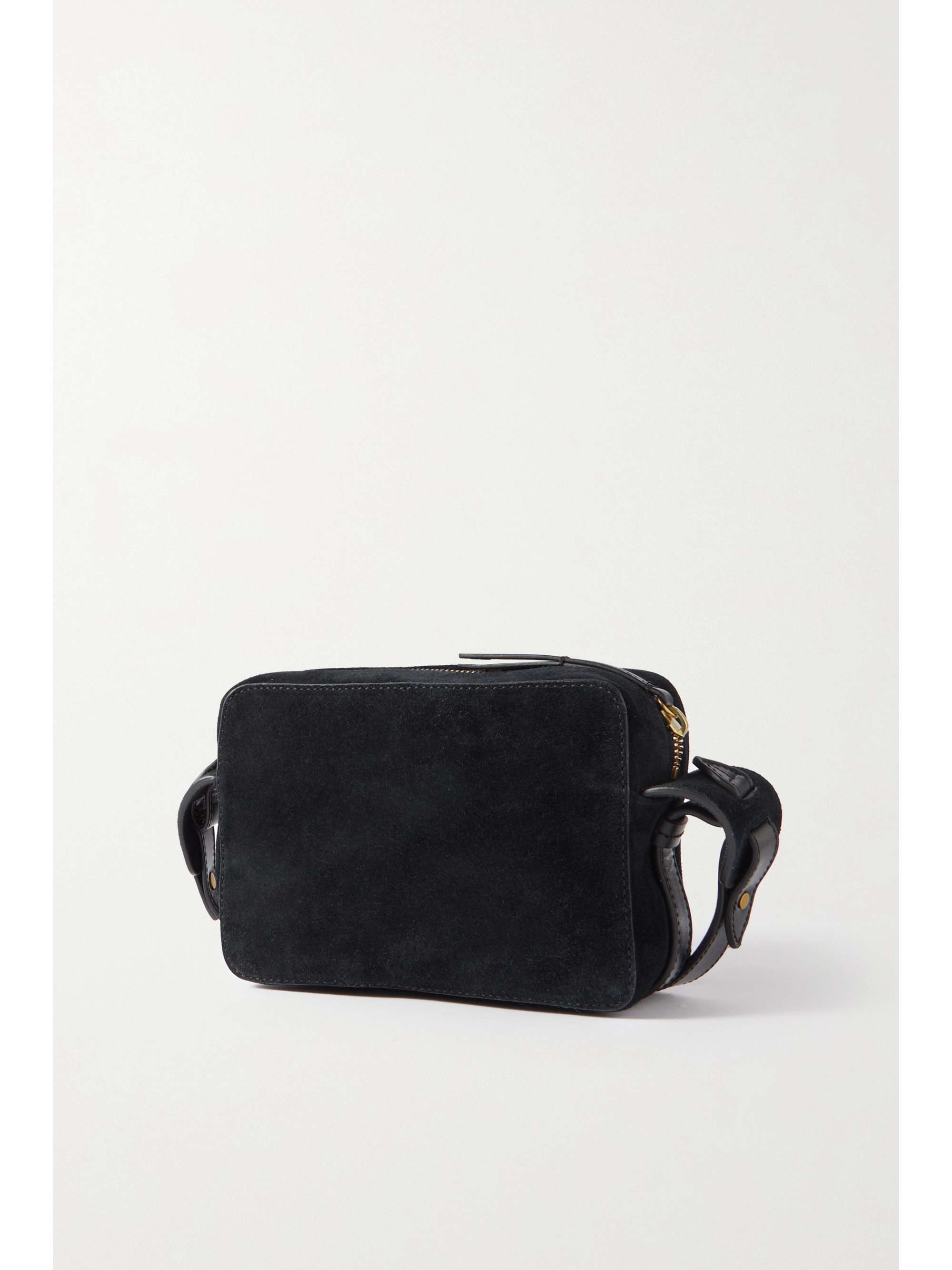 ISABEL MARANT Wasy leathertrimmed suede shoulder bag NETAPORTER