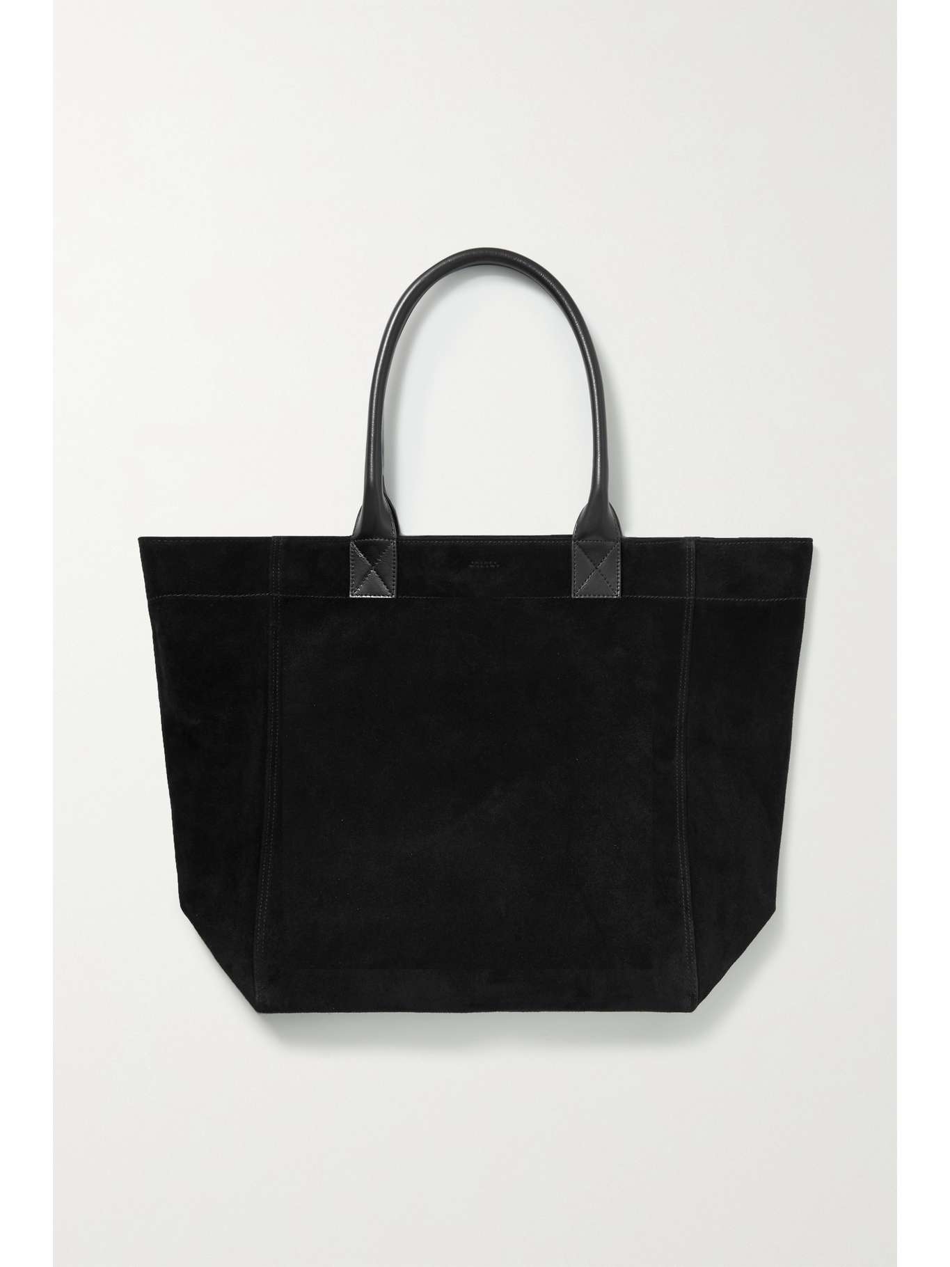 ISABEL MARANT Yenky leathertrimmed suede tote NETAPORTER