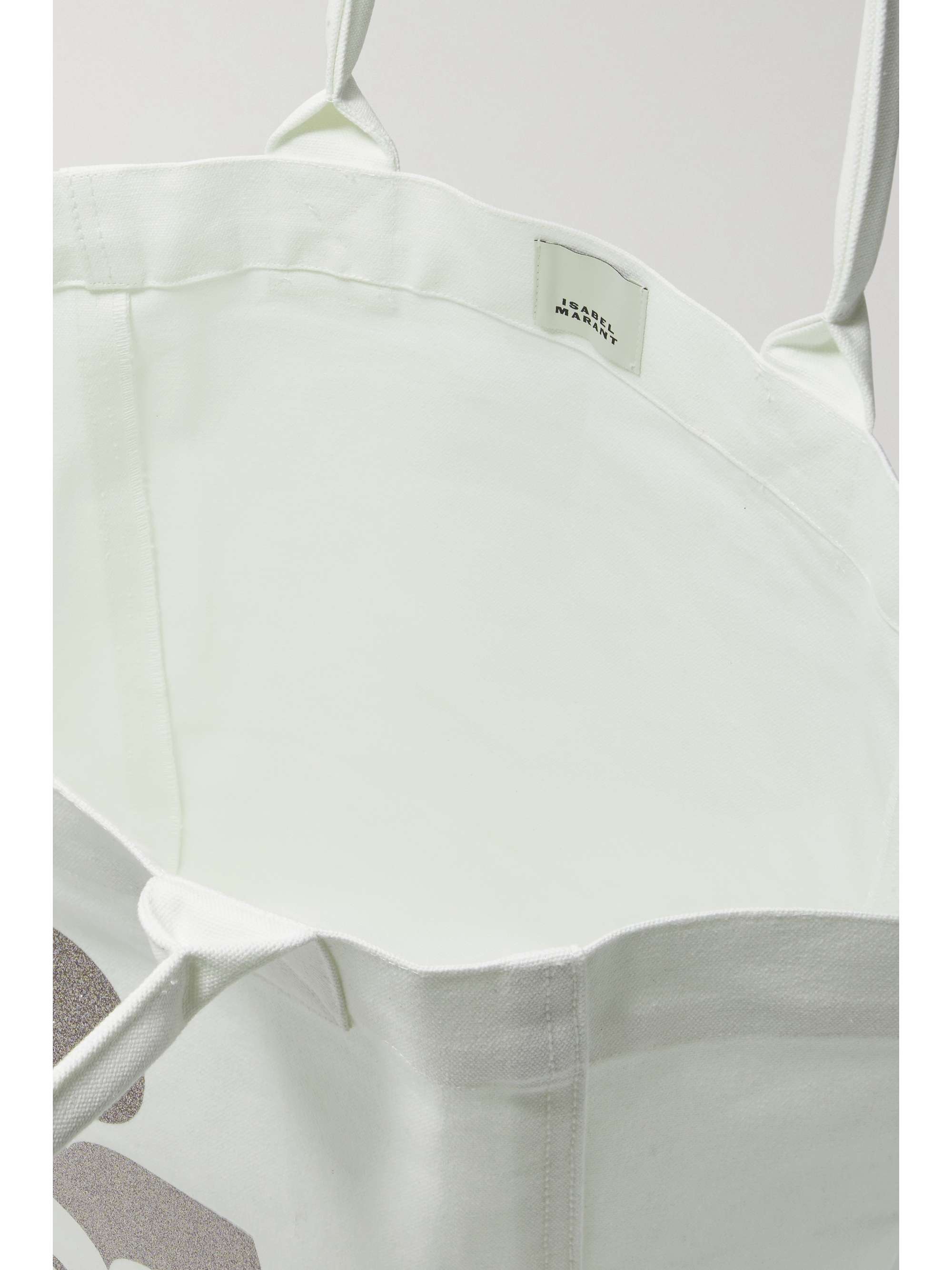 ISABEL MARANT Sac à main en toile de coton à broderies Yenky