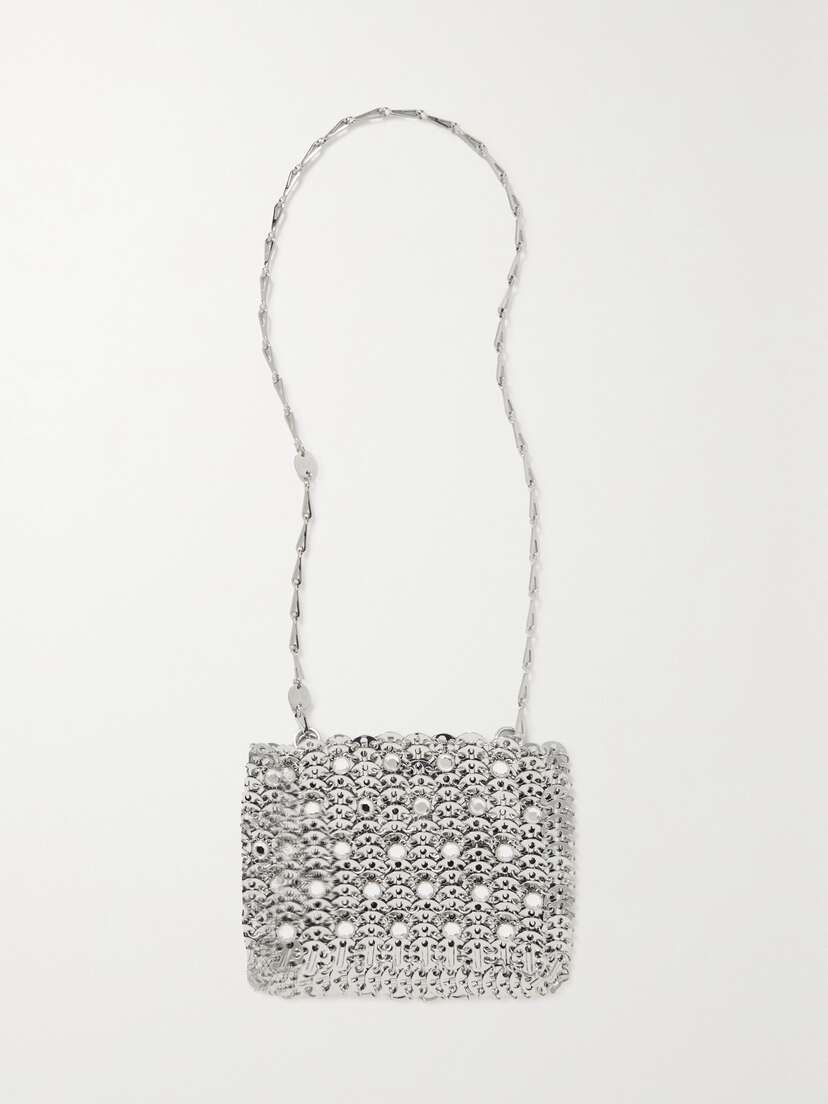 Rabanne 1969 Crystal-embellished Chainmail Shoulder Bag