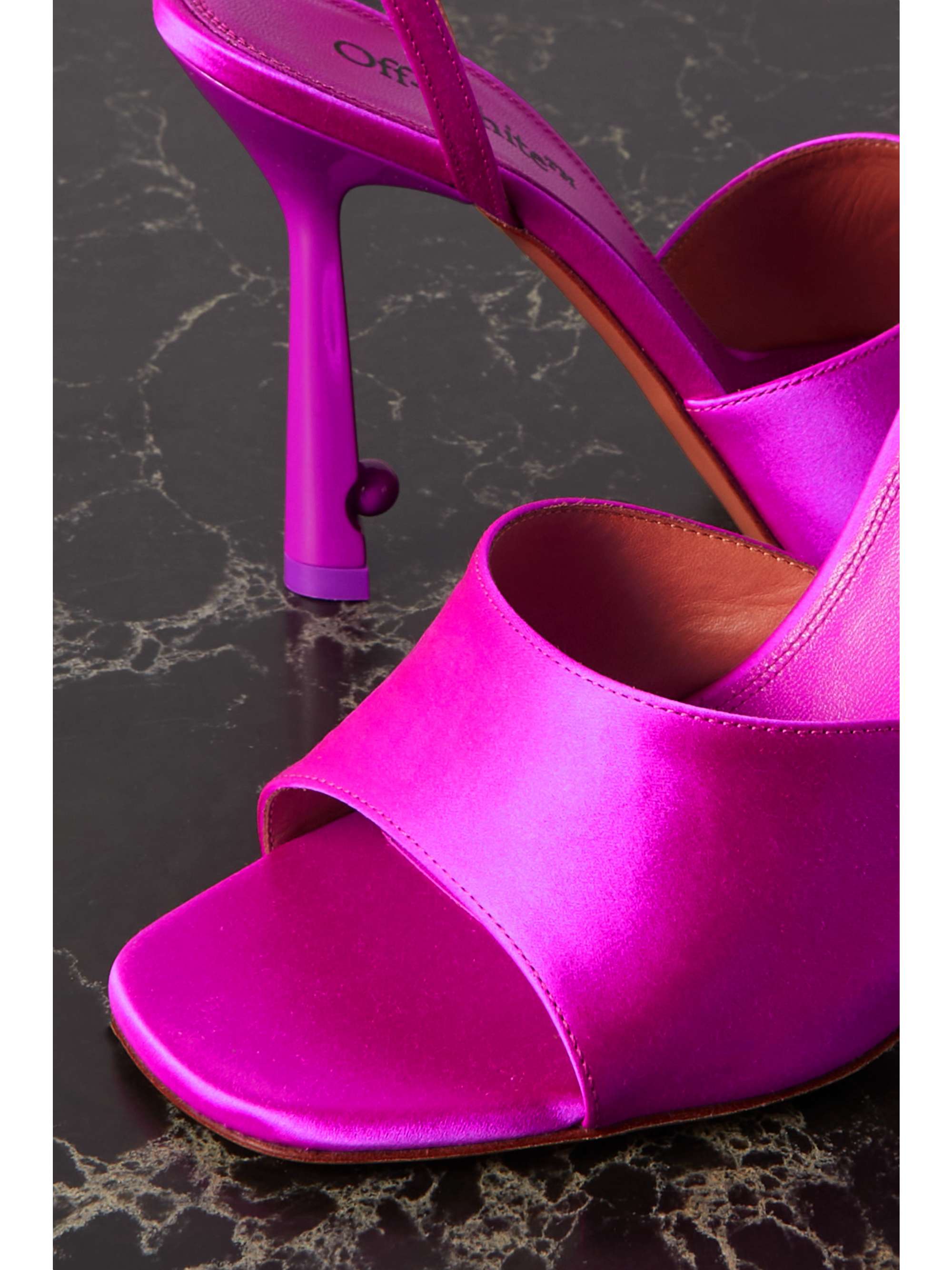 Pink satin hotsell sandals