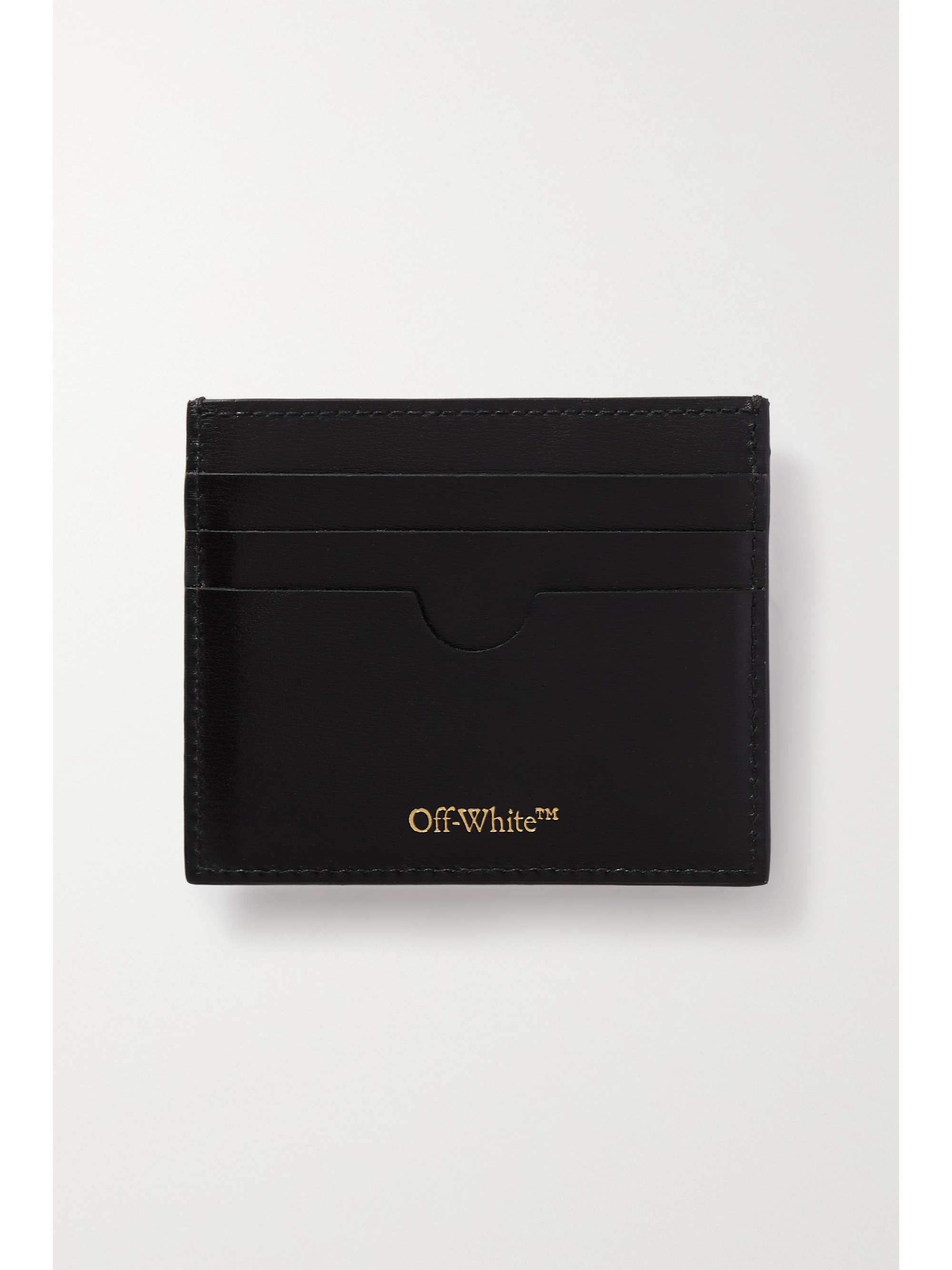 OFF-WHITE Jitney embellished printed leather cardholder