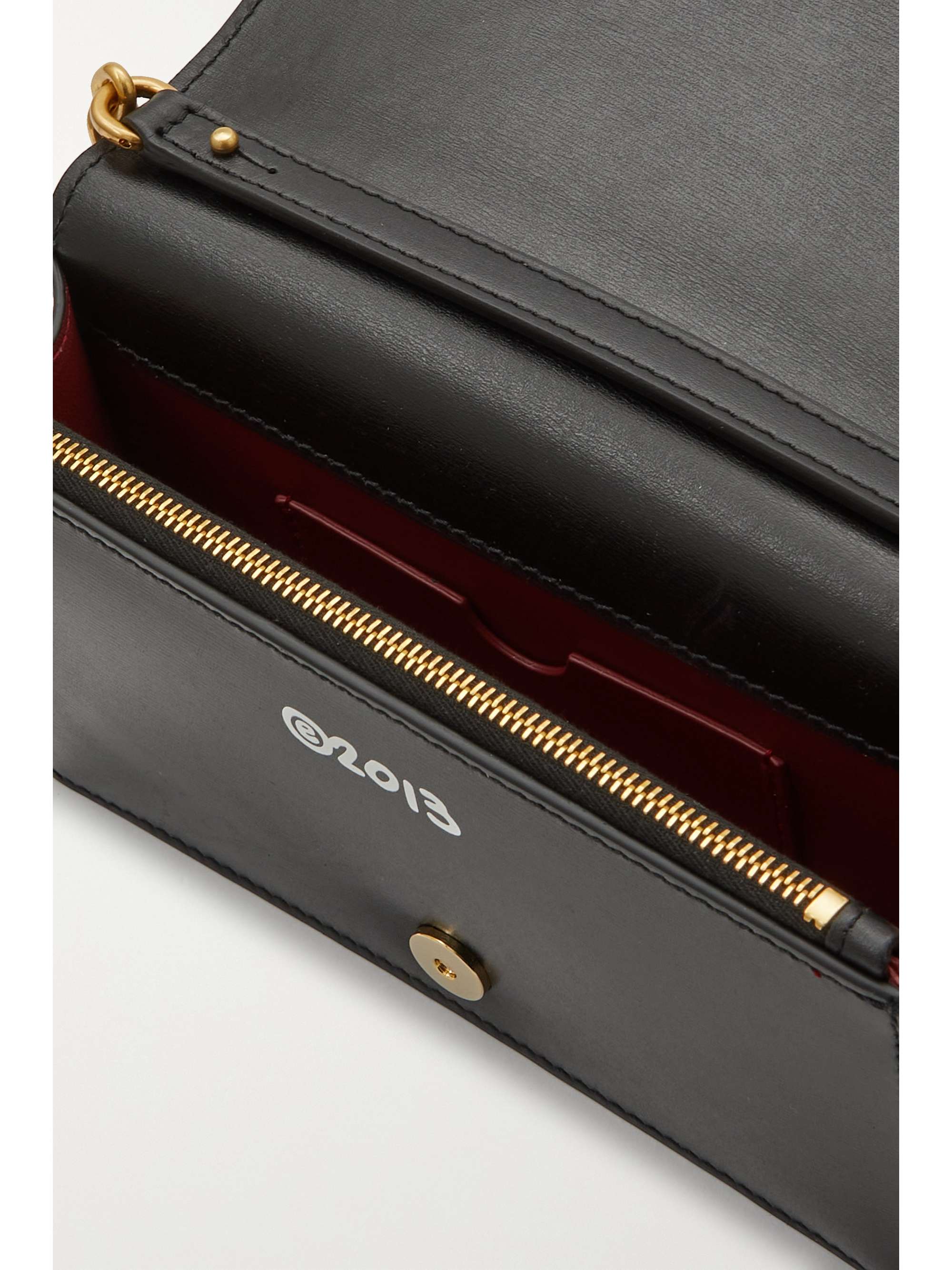 OFFWHITE Jitney 0.5 printed embellished leather shoulder bag NETA