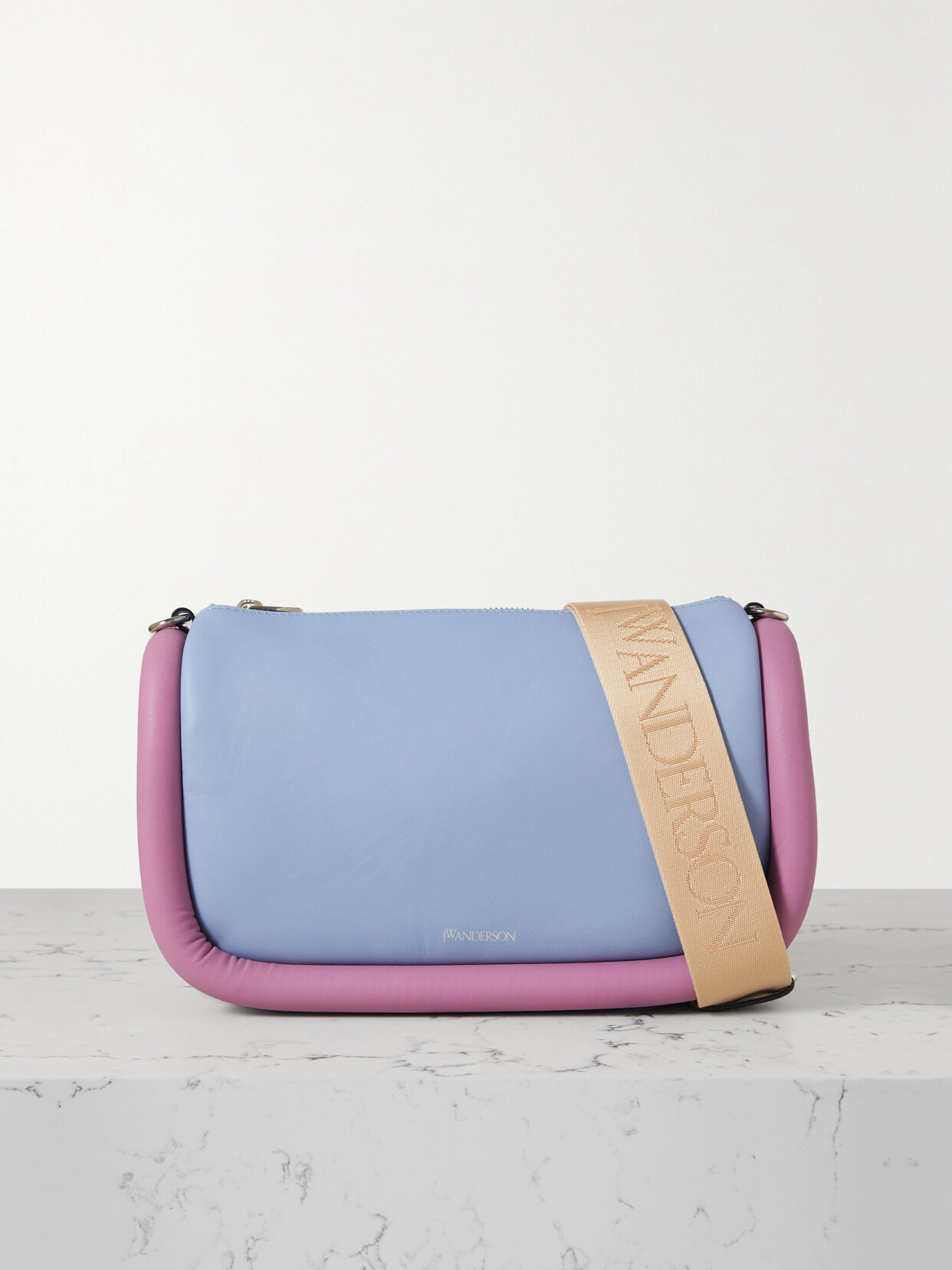 JW Anderson - Bumper-15 Two-tone Leather Shoulder Bag - Blue