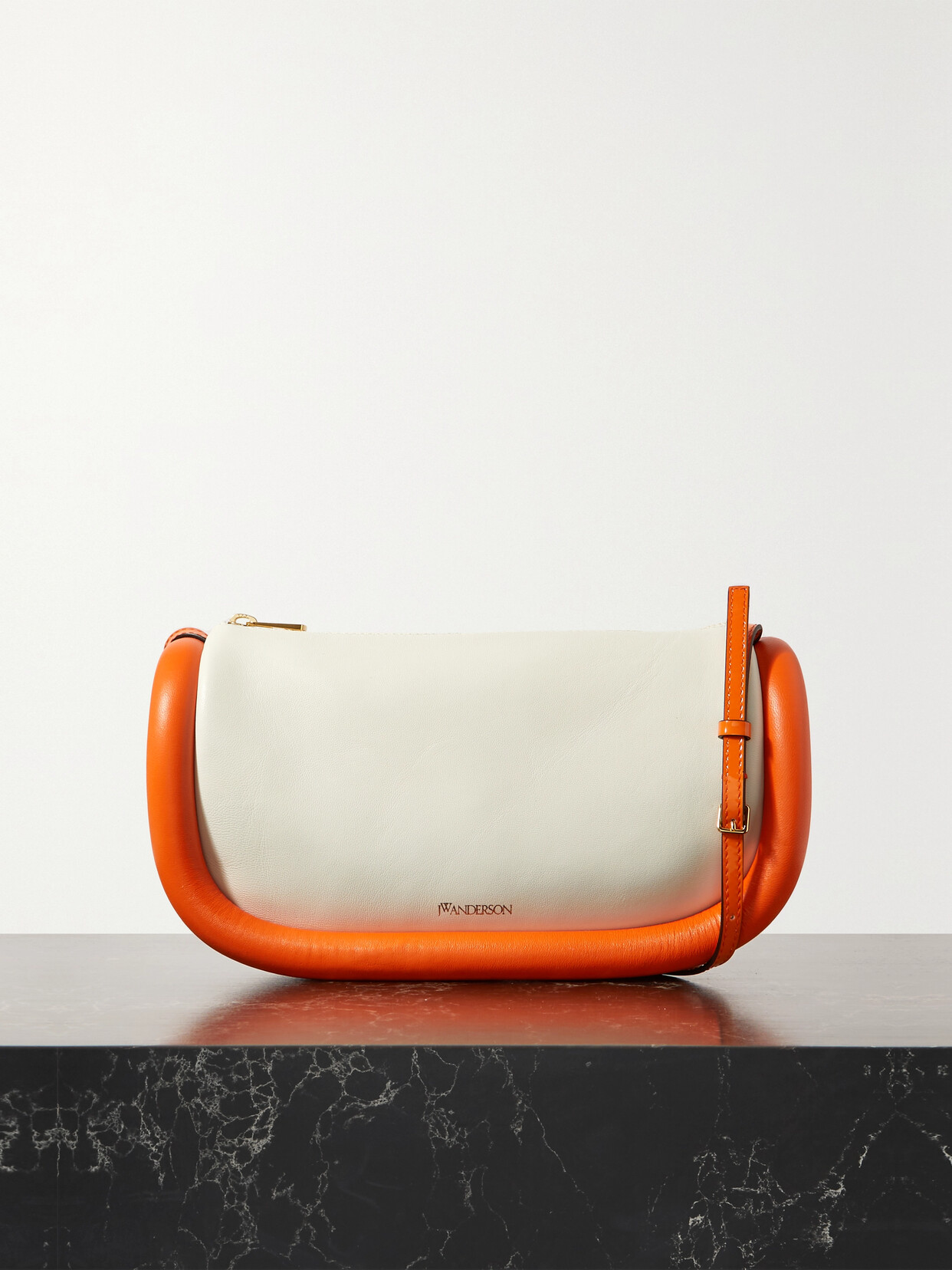 JW Anderson - Bumper-15 Two-tone Leather Shoulder Bag - White