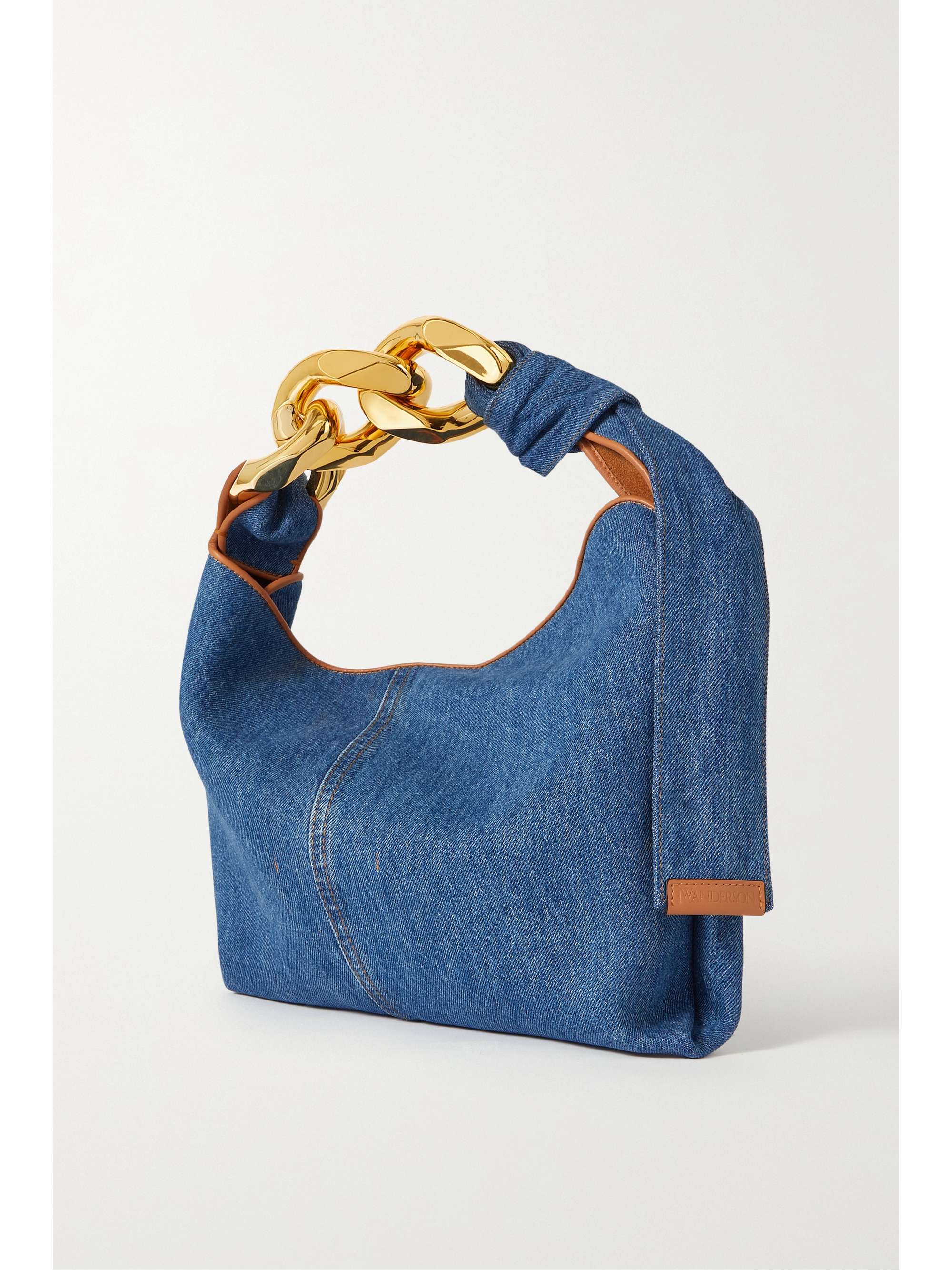 JW ANDERSON Small chain-embellished leather shoulder bag