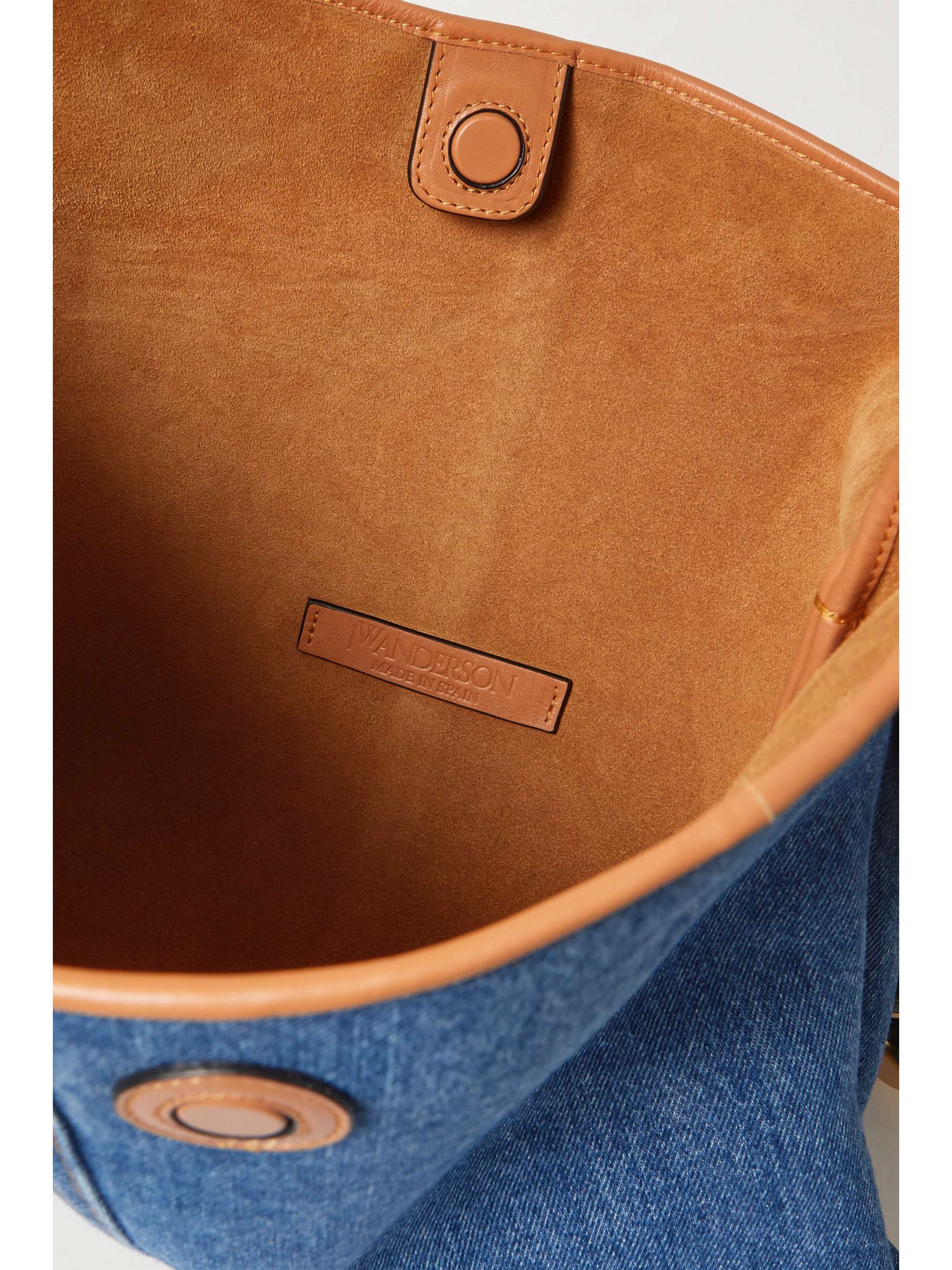 JW ANDERSON Small chain-embellished leather shoulder bag