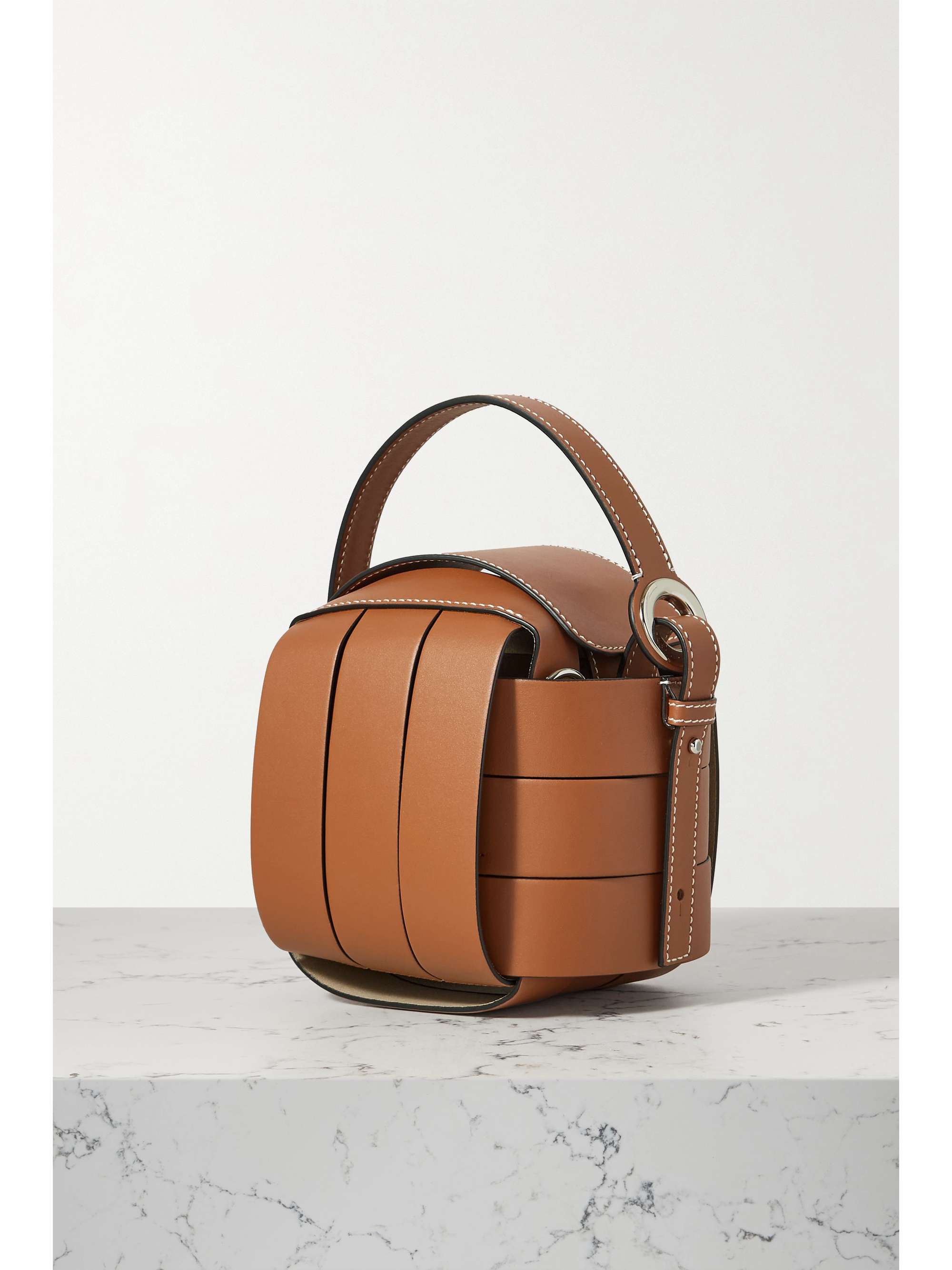 JW ANDERSON Knot leather shoulder bag NETAPORTER