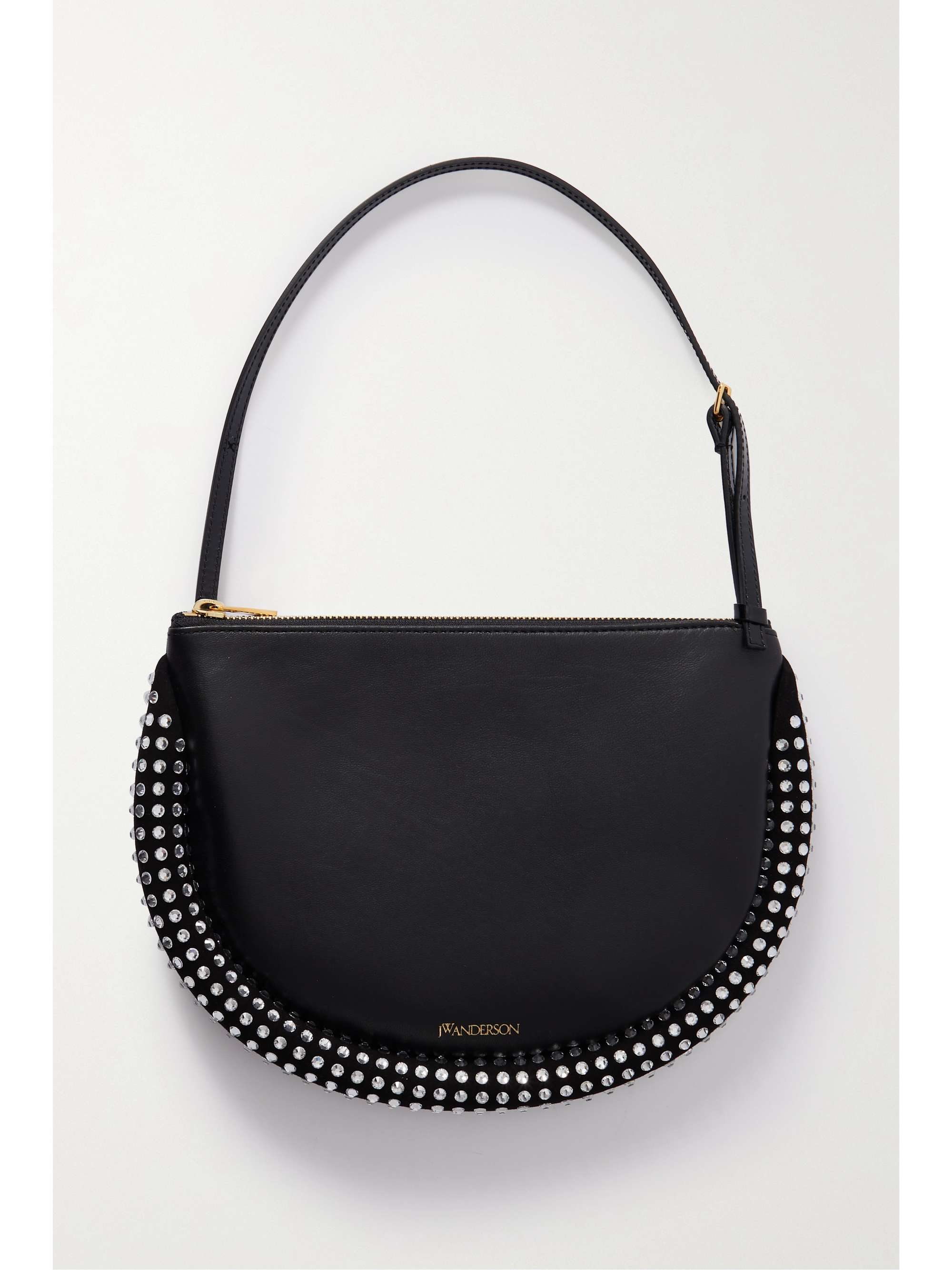 JW ANDERSON Bumper-Moon crystal-embellished leather shoulder bag
