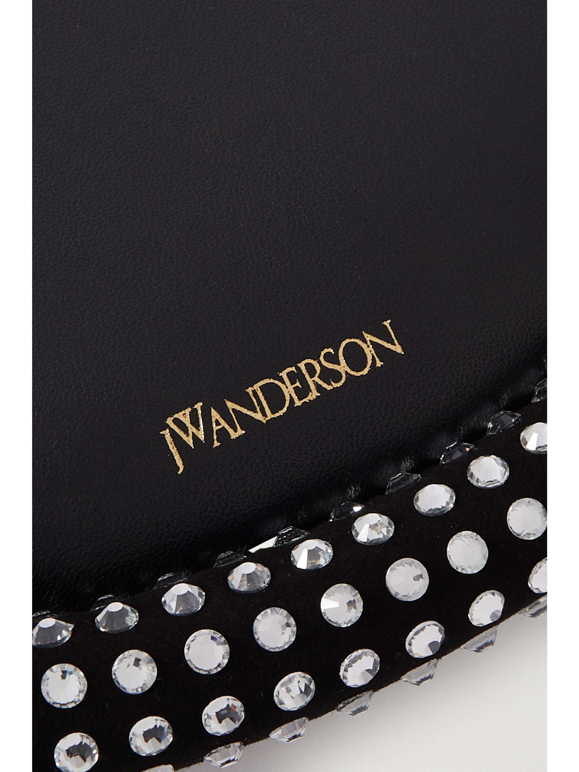 JW ANDERSON Bumper-Moon crystal-embellished leather shoulder bag