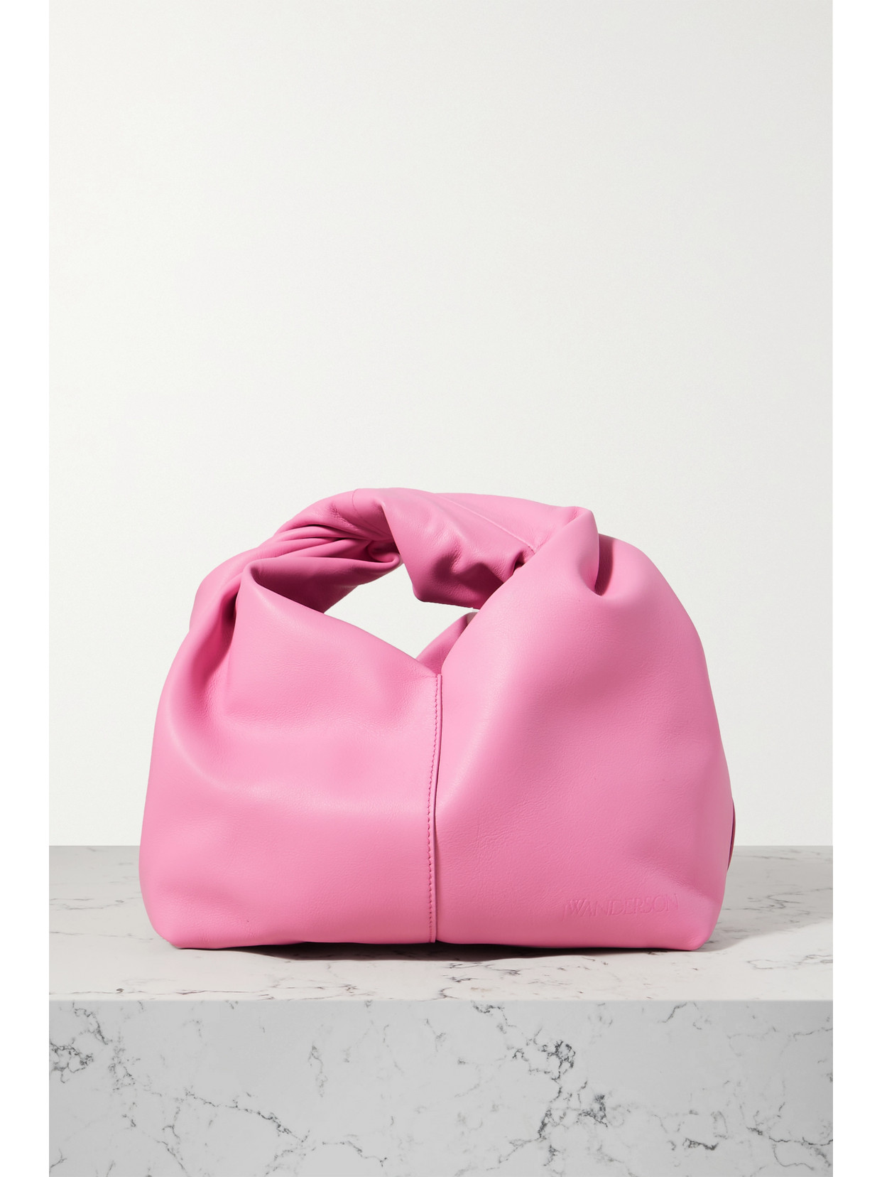 JW Anderson - Twister Mini Leather Tote - Pink