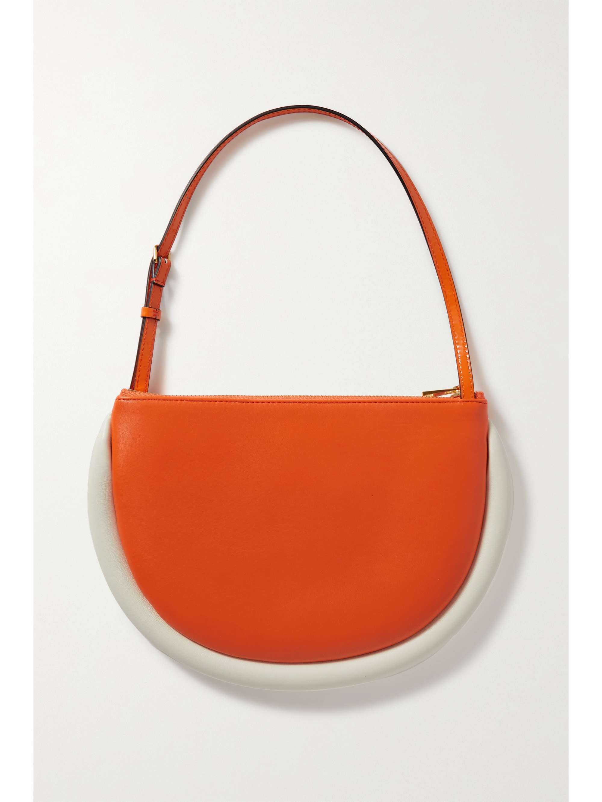 JW ANDERSON + Run Hany The Bumper Moon printed leather shoulder bag
