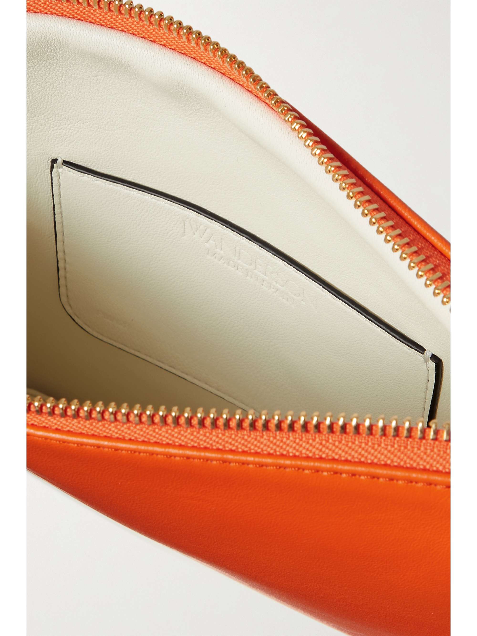 JW ANDERSON + Run Hany The Bumper Moon printed leather shoulder bag