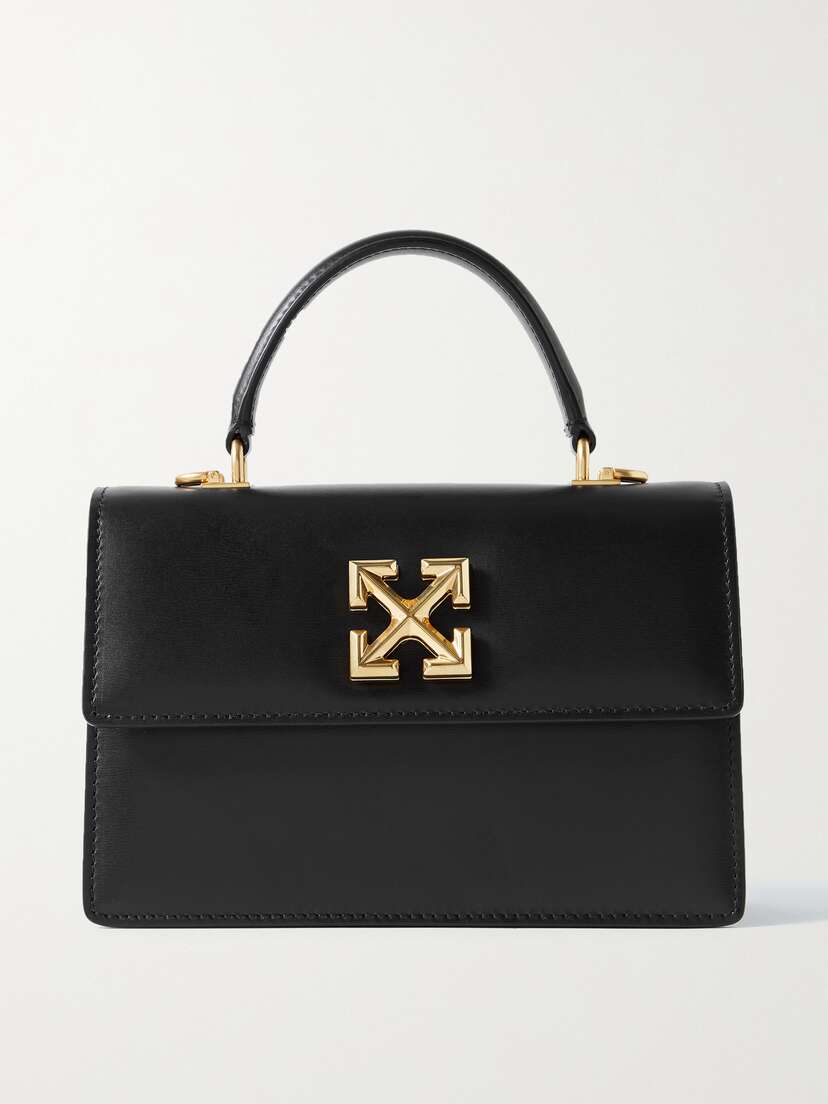 Off-White Jitney 1.4 Embellished Leather Tote