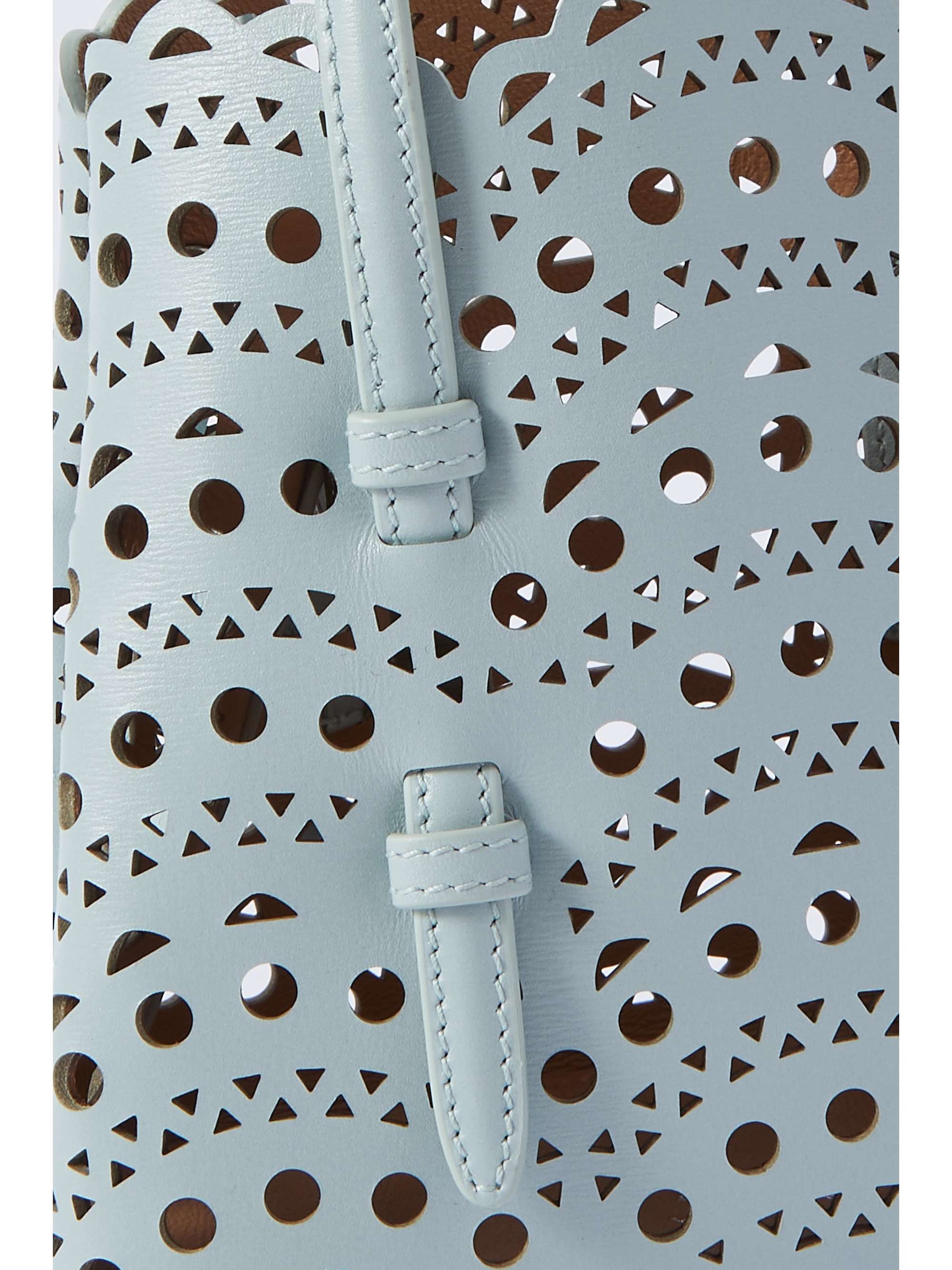 ALAÏA Le Mina 16 Vienne Wave leather tote
