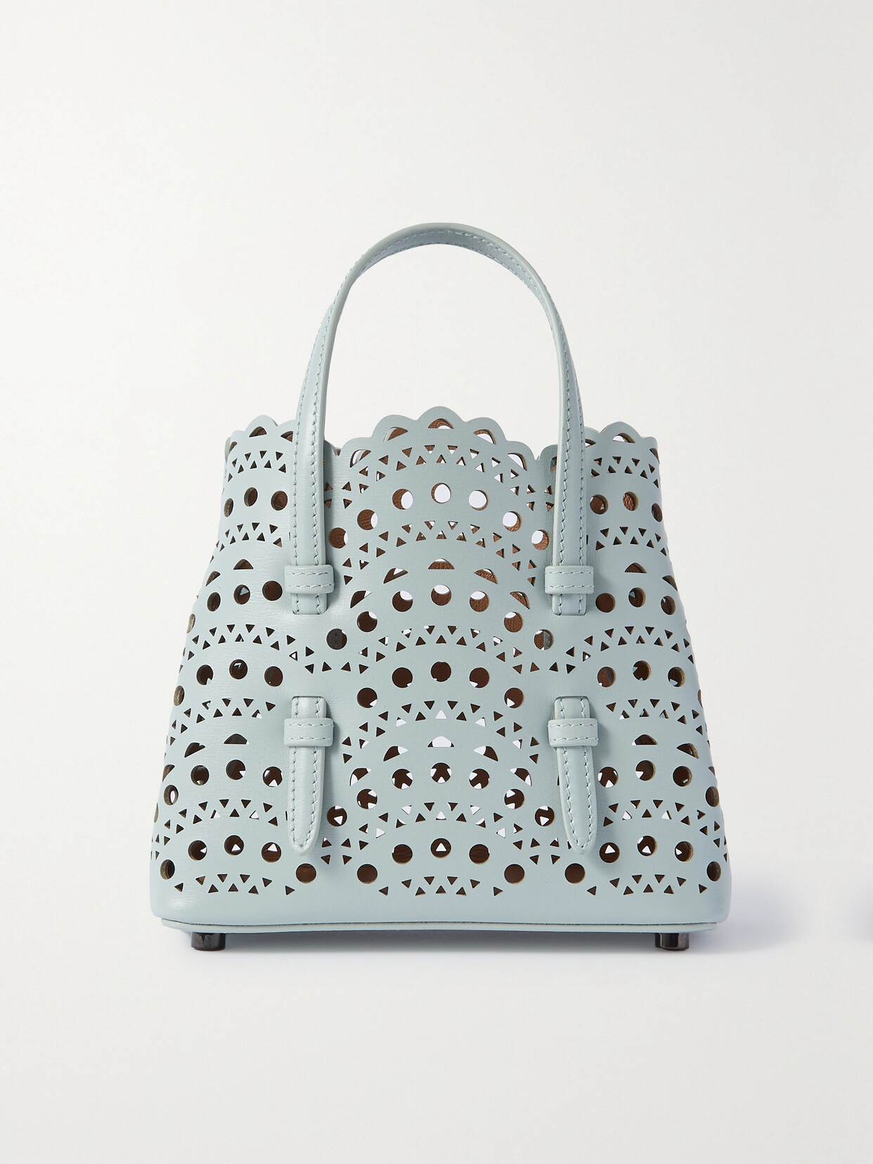 Alaïa Le Mina 16 Vienne Wave Leather Tote