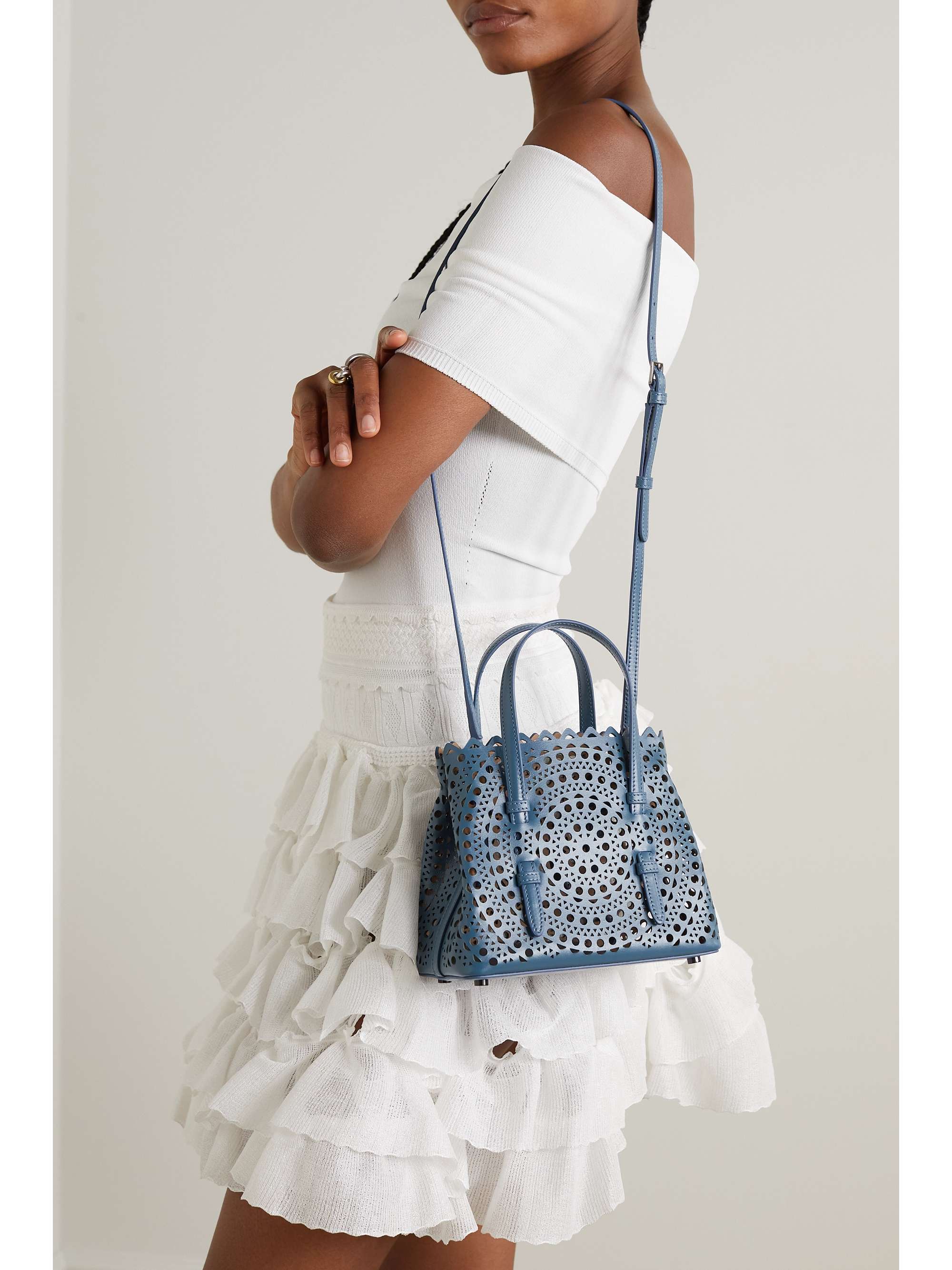 ALAÏA Le Mina 20 New Vienne leather tote | NET-A-PORTER