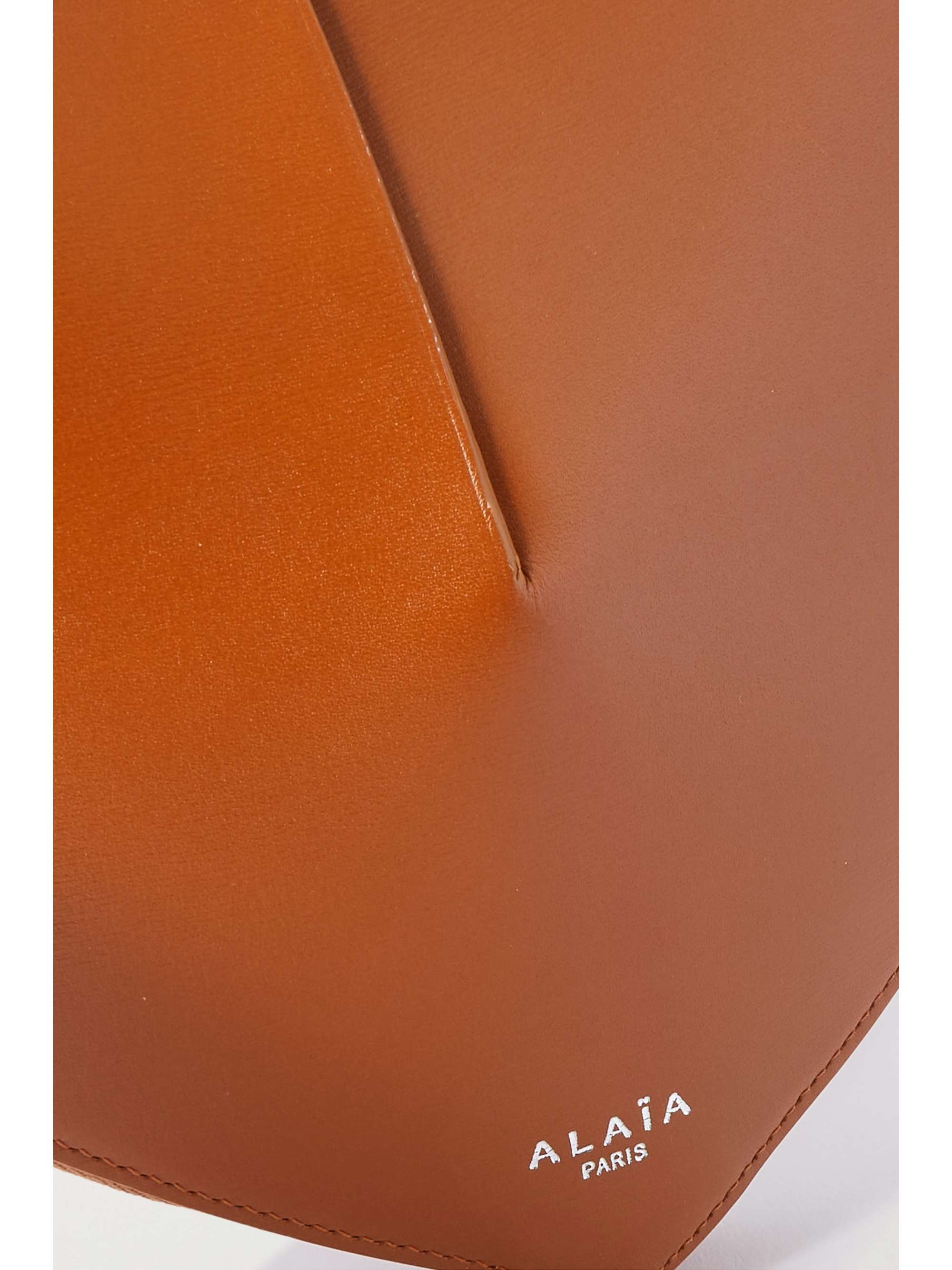 ALAÏA Le Coeur heartshaped leather shoulder bag NETAPORTER