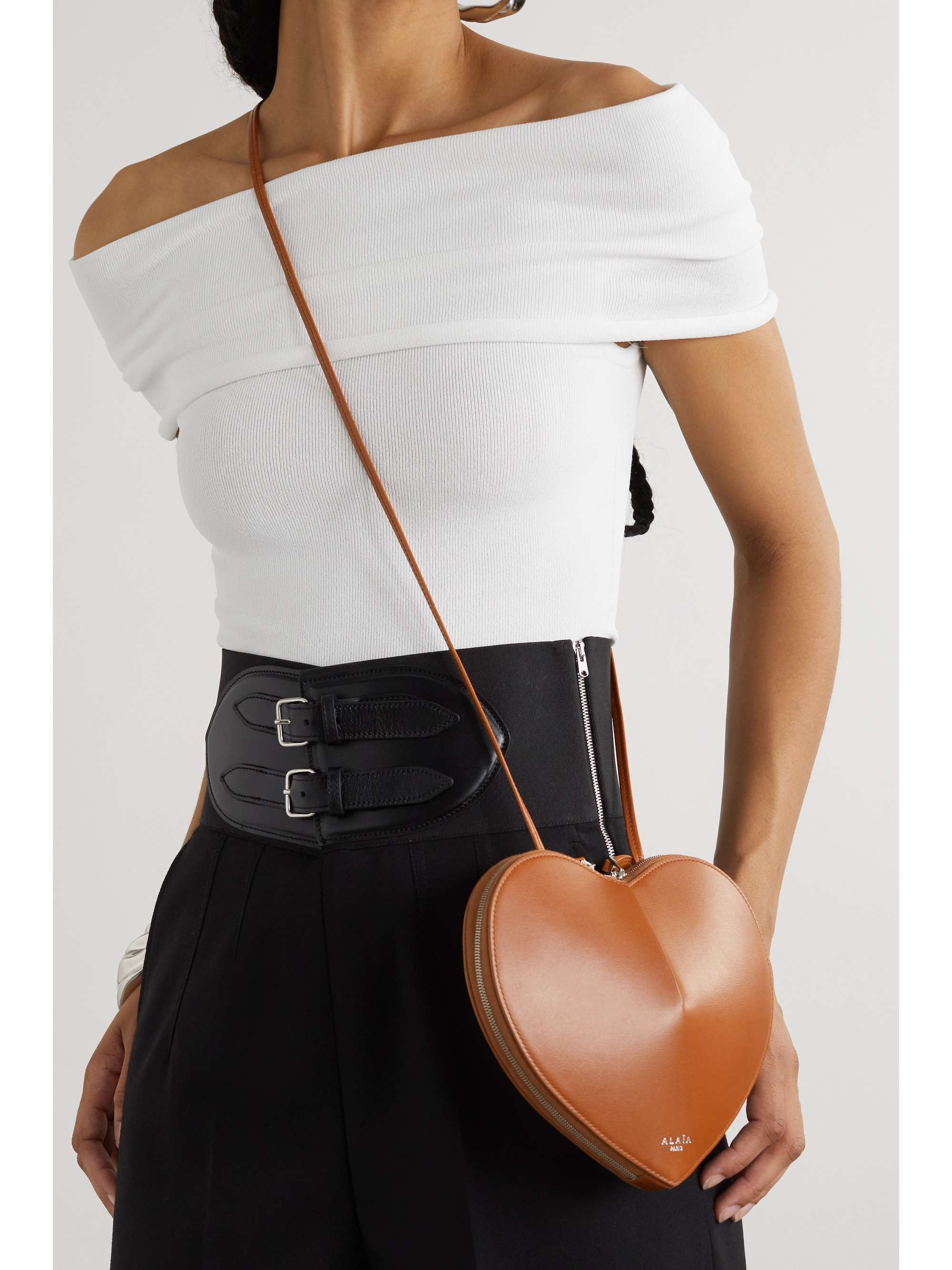 LE COEUR BAG 21 IN OLD BRICK SUEDE