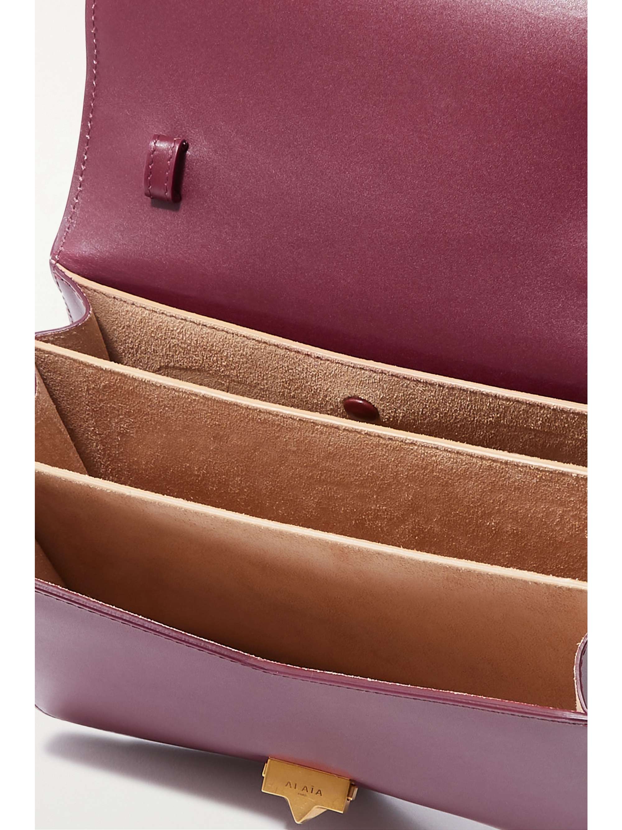 ALAÏA Le Papa mittelgroße Schultertasche aus Leder