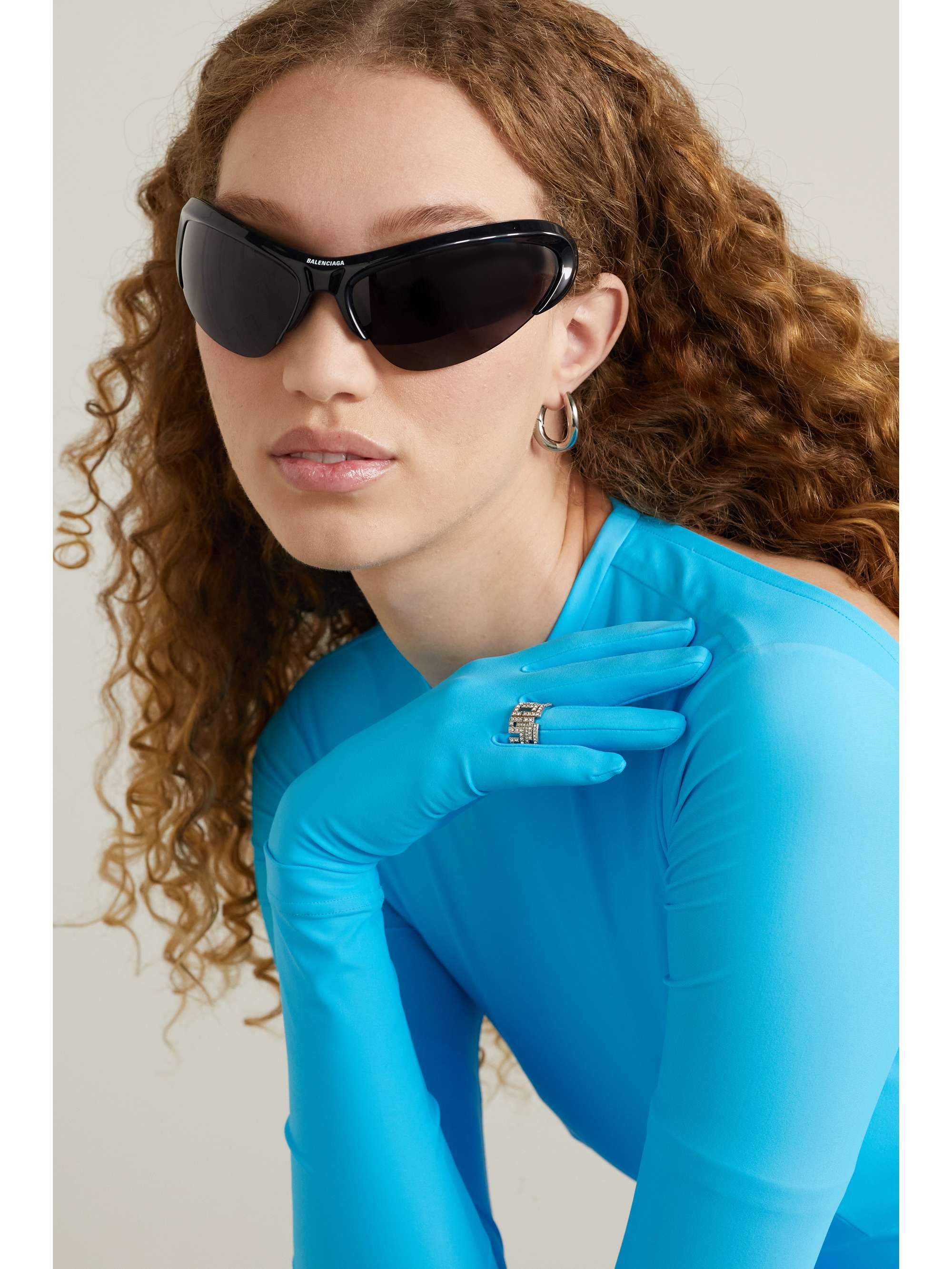 BALENCIAGA EYEWEAR Cat-eye acetate sunglasses