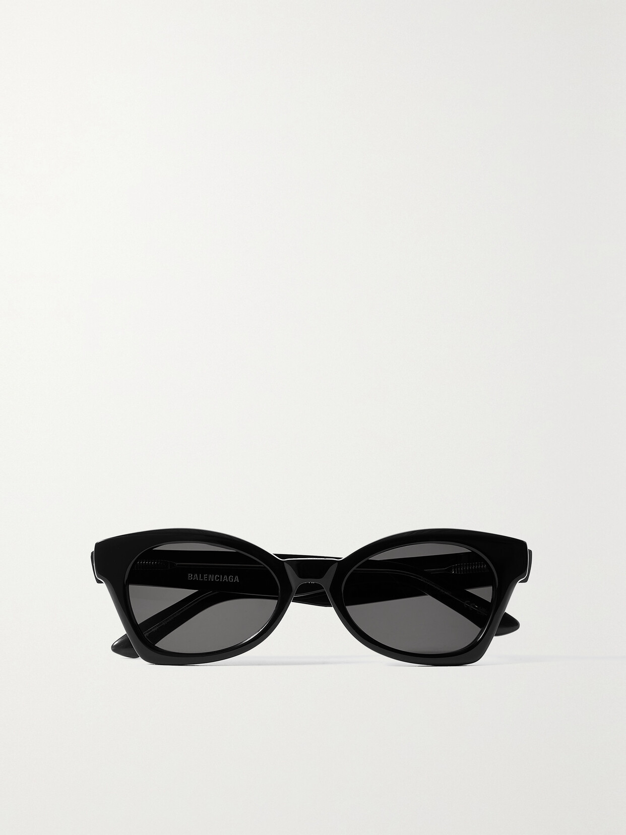 Balenciaga Eyewear - Cat-eye Acetate Sunglasses - Black