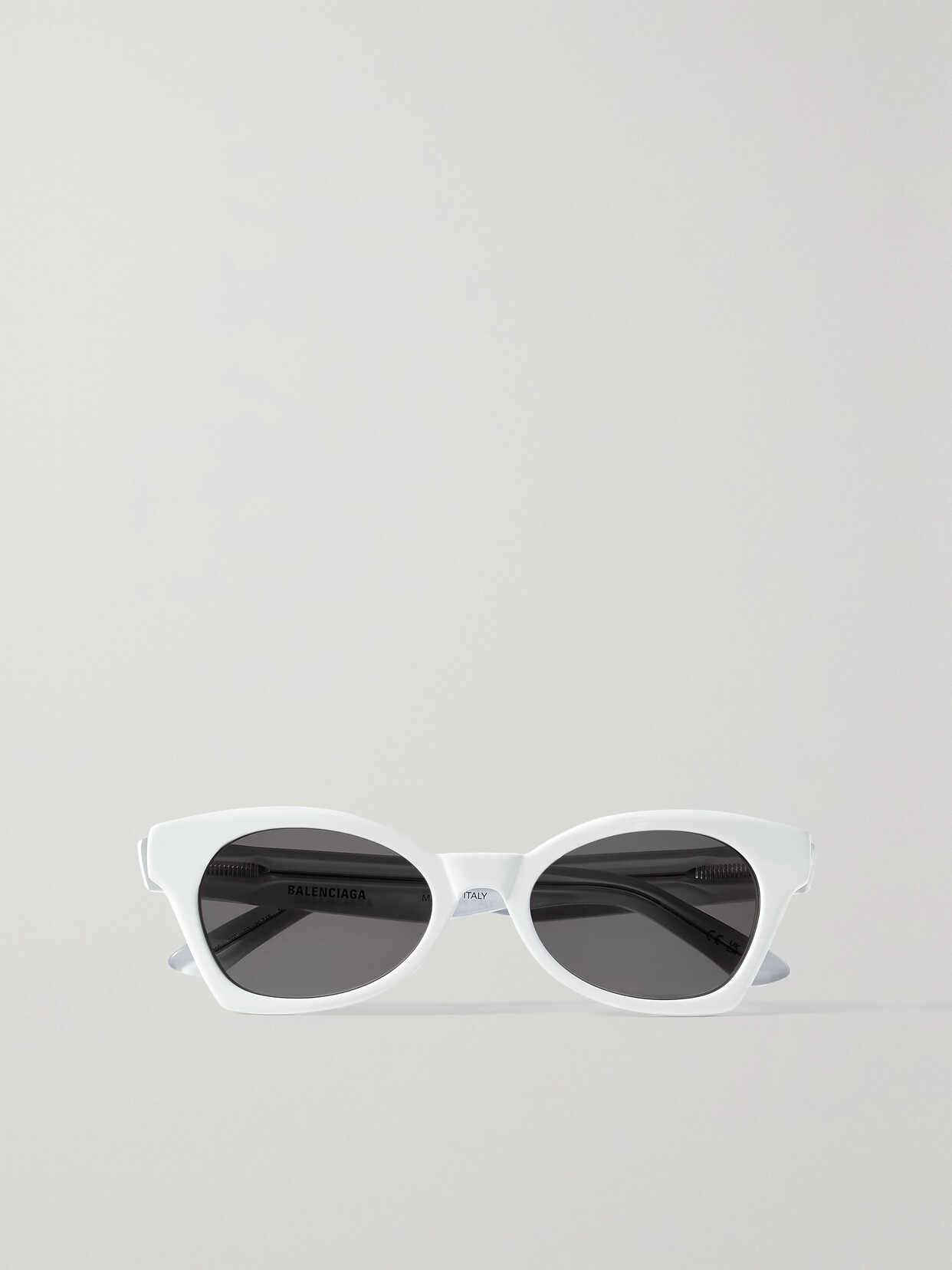 Balenciaga Eyewear - Cat-eye Acetate Sunglasses - White