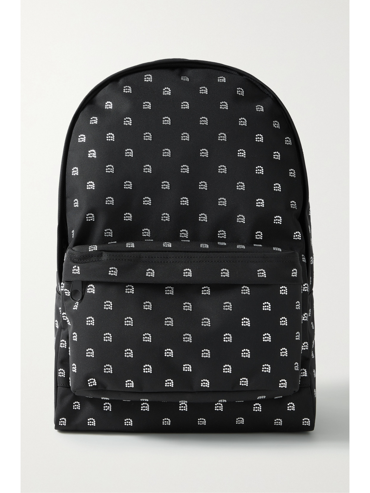 Alexander Wang - Wangsport Crystal-embellished Canvas Backpack - Black