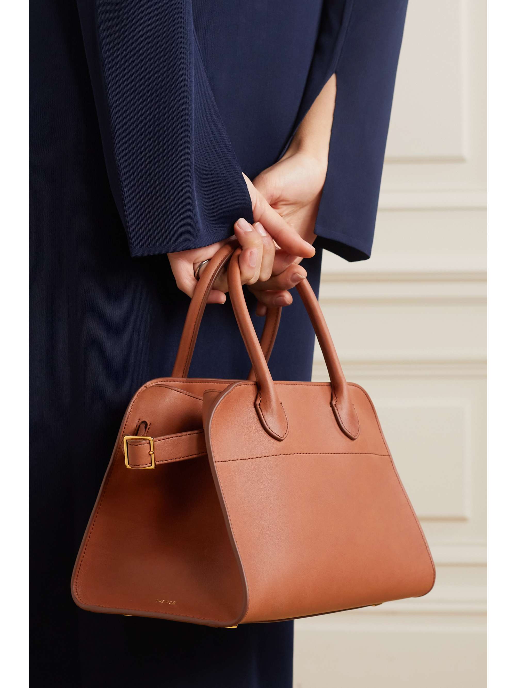 THE ROW Margaux 10 buckled leather tote | NET-A-PORTER