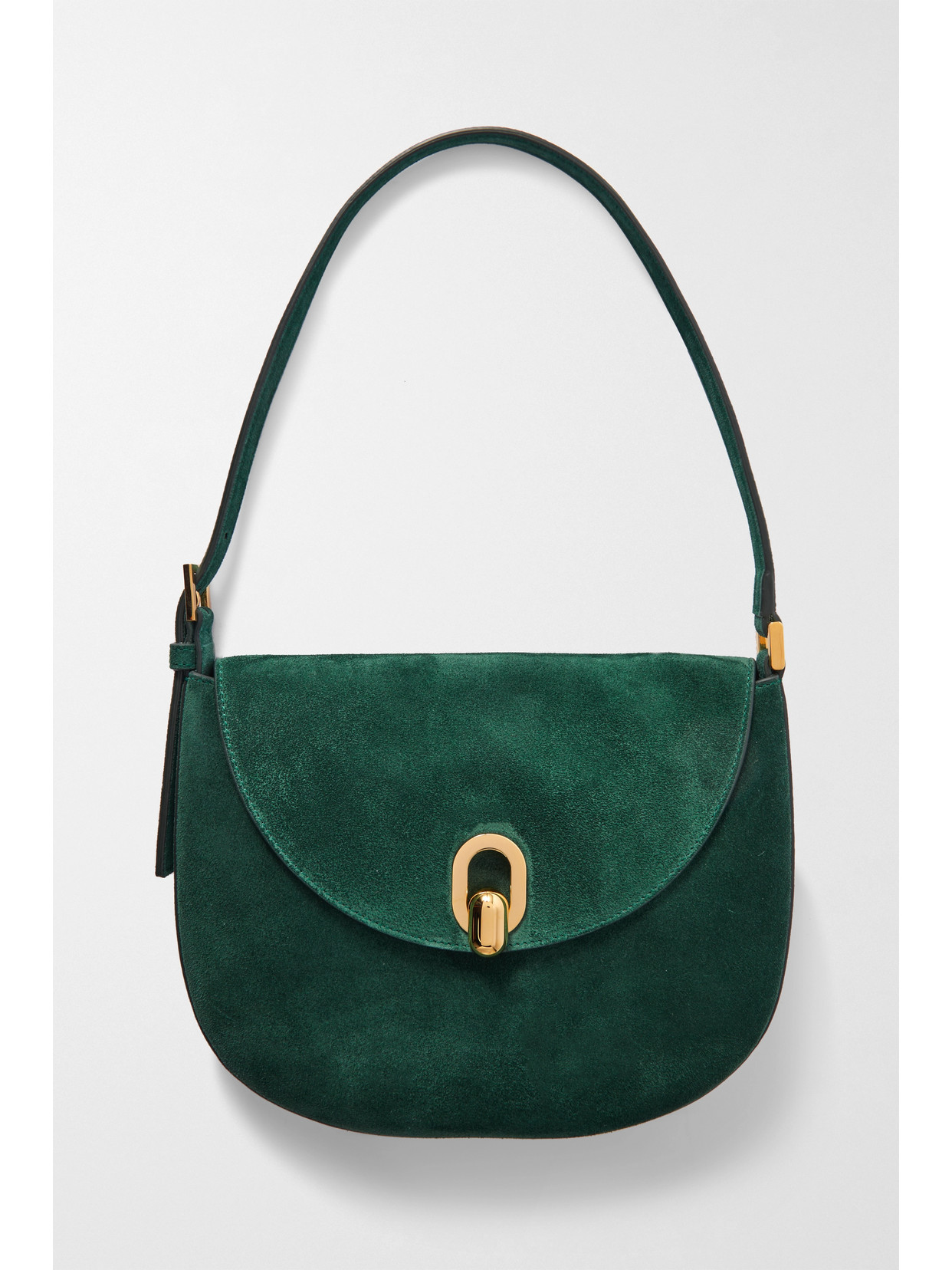 Savette - Tondo Small Suede Shoulder Bag - Green