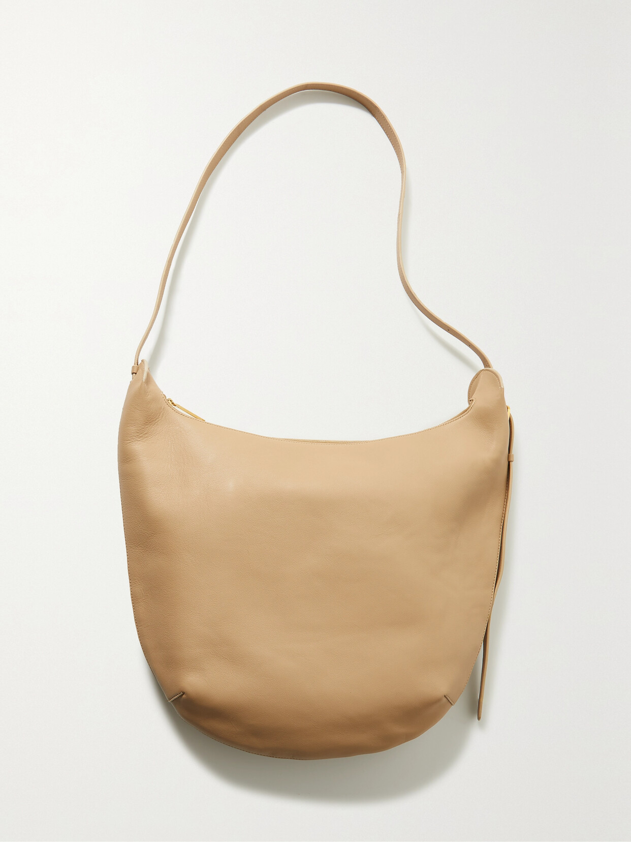 The Row - Allie Leather Shoulder Bag - Neutrals