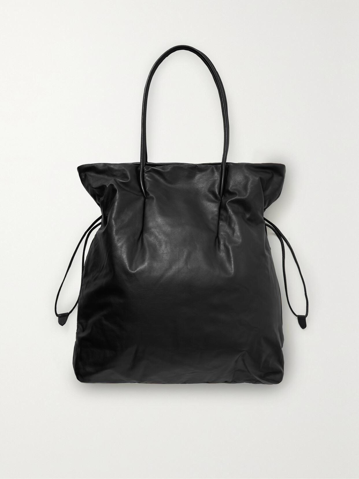 THE ROW POLLY LEATHER TOTE