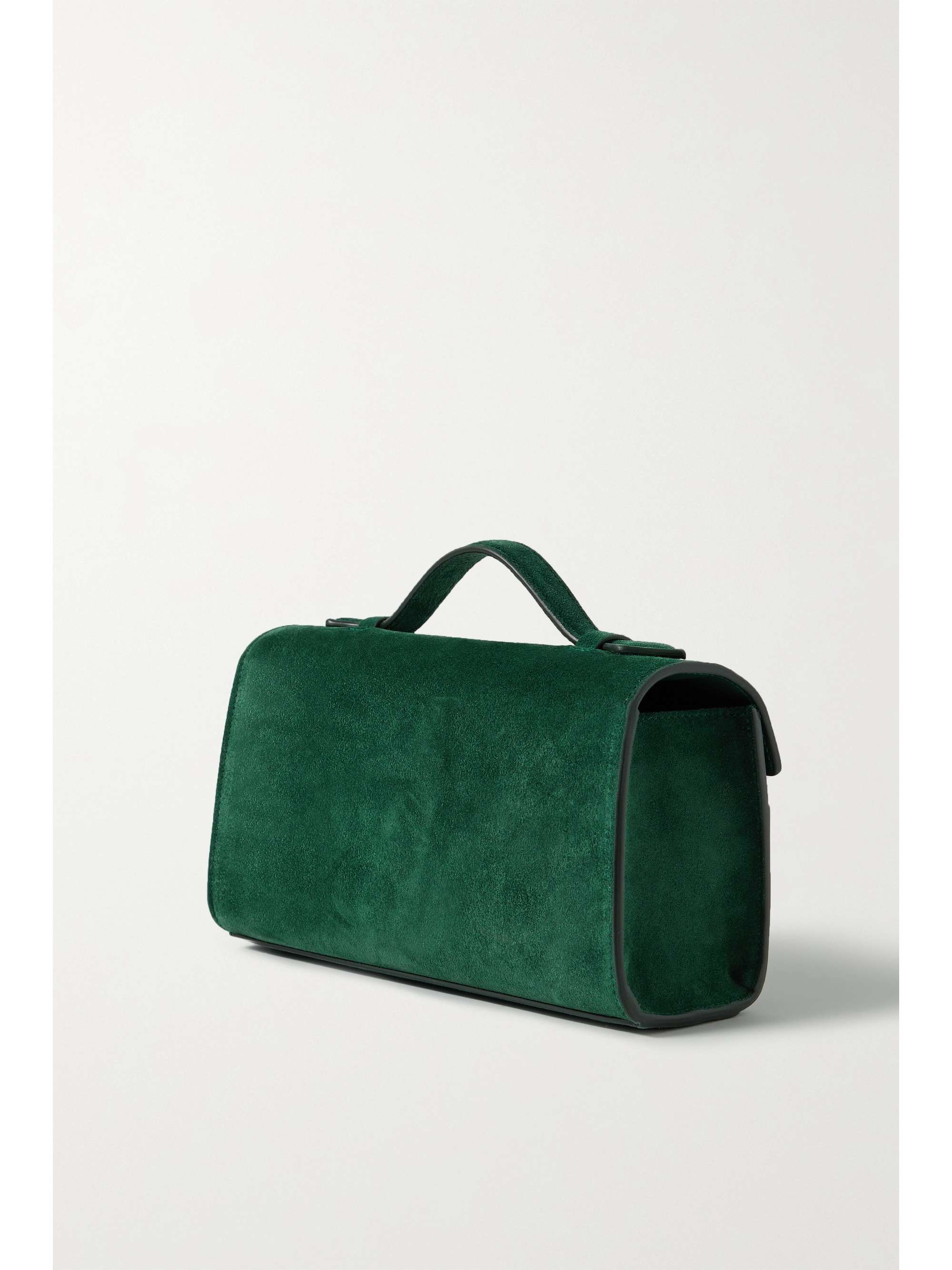 SAVETTE Symmetry Pochette suede tote