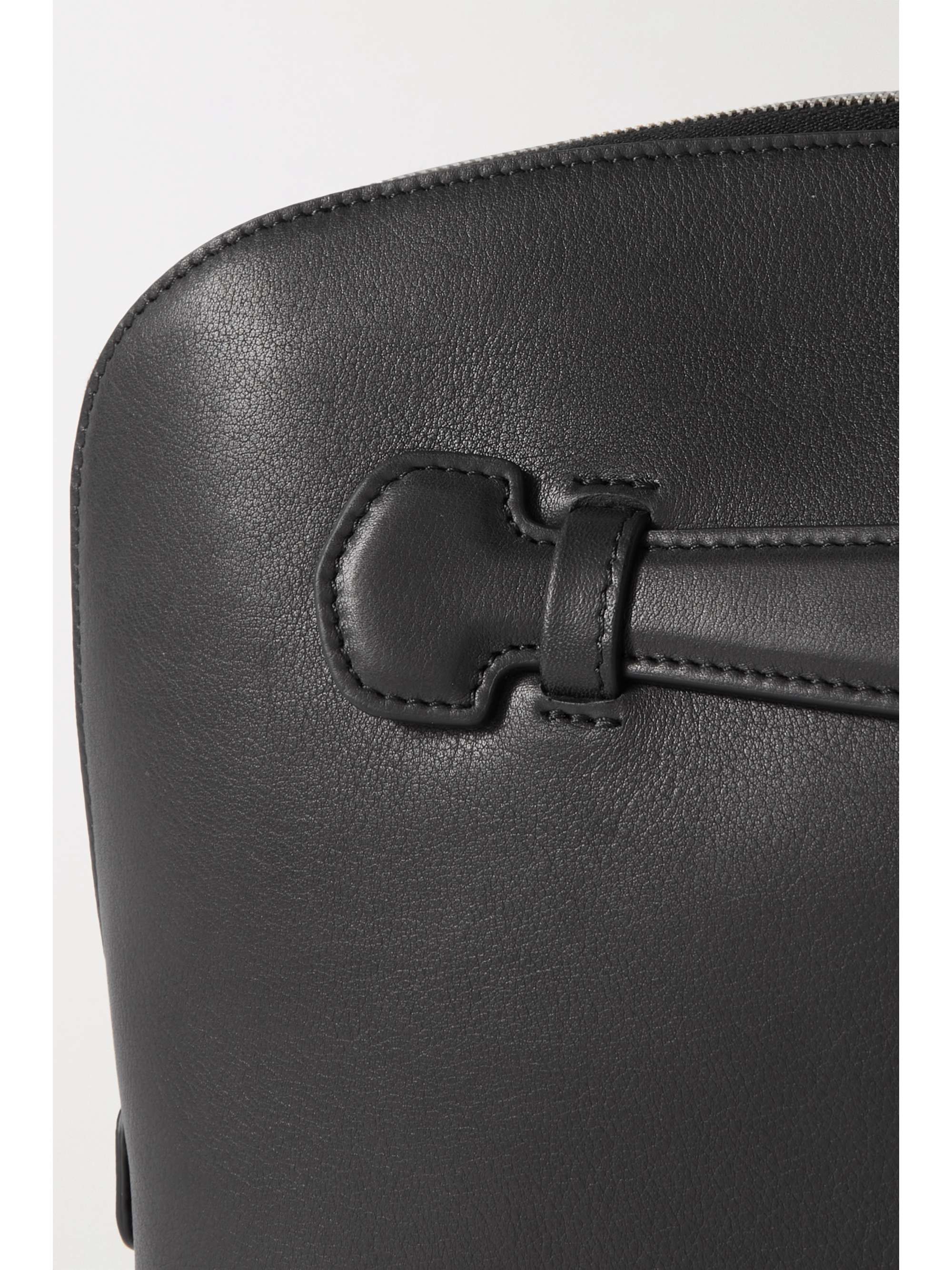THE ROW Ellie leather clutch