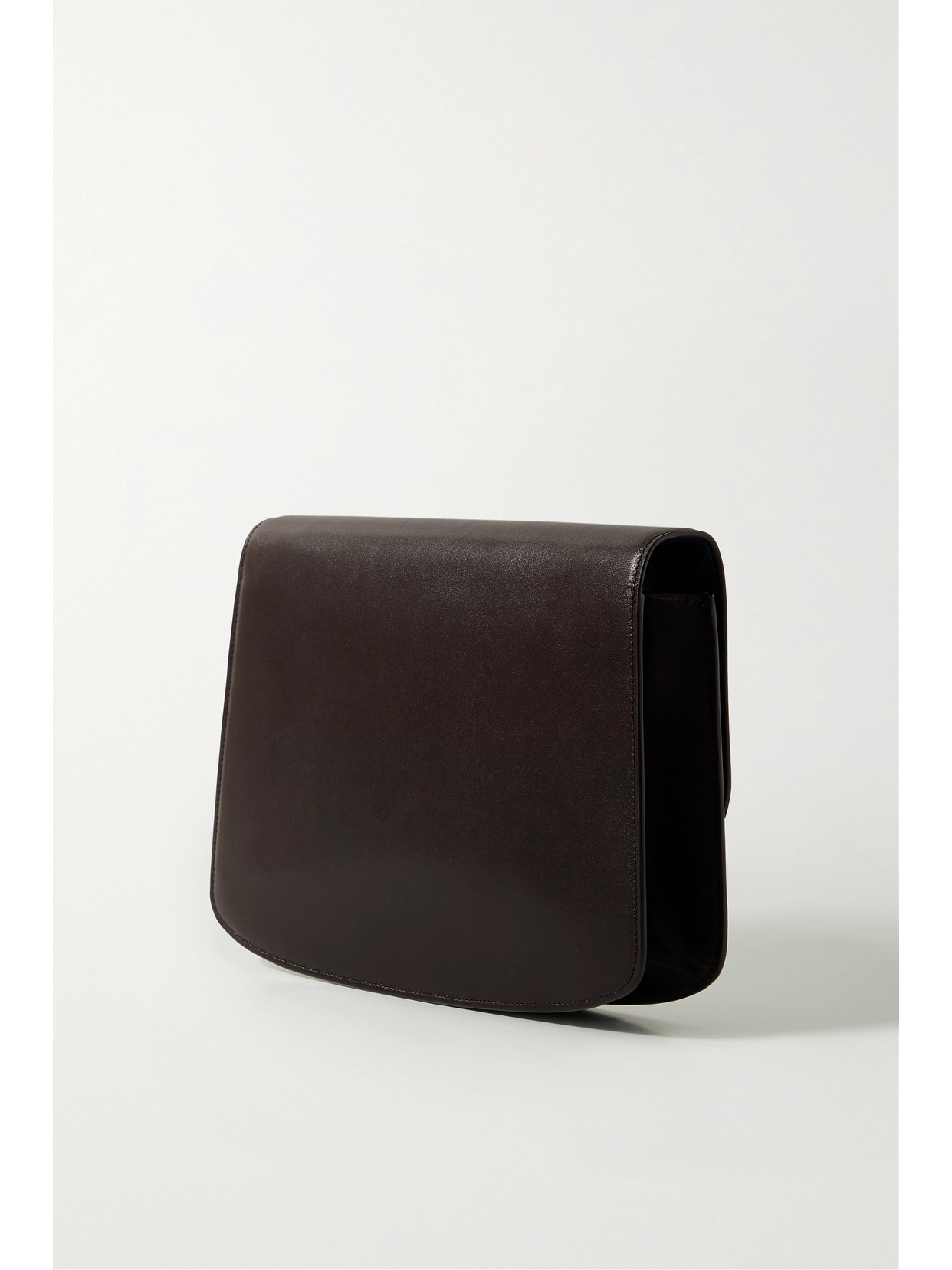 The Row Sofia Leather Shoulder Bag In Brown