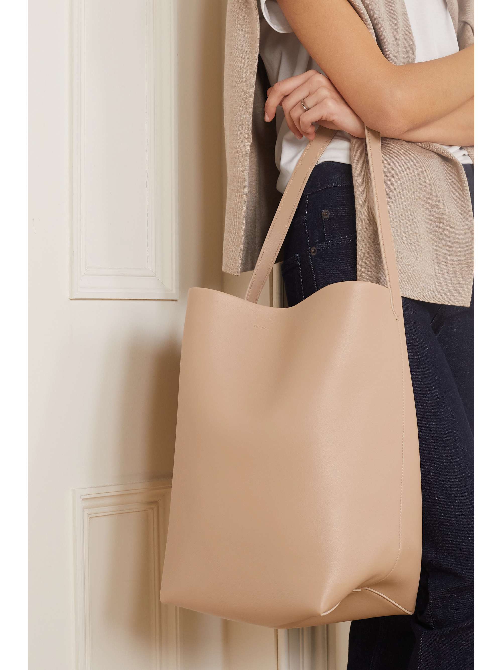 The Row Large N/s Park Tote in White