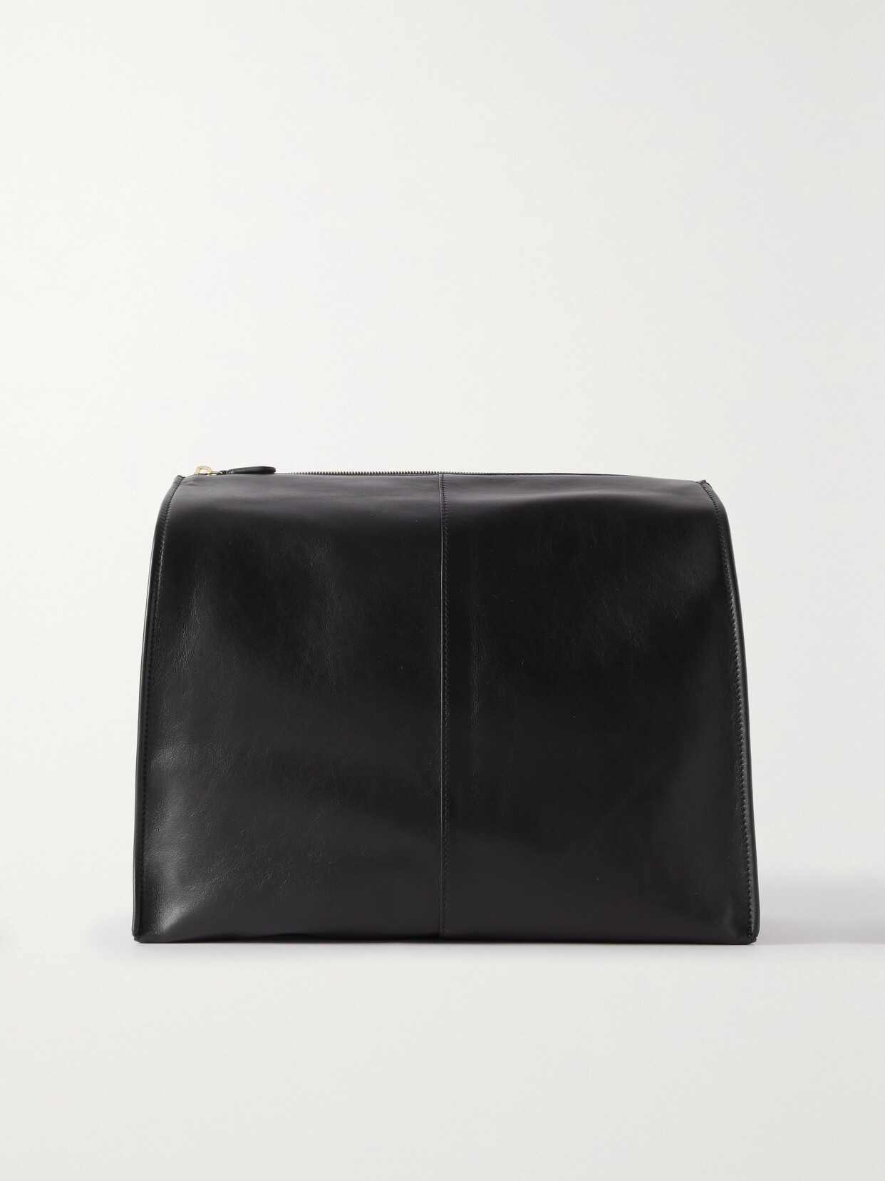 The Row - Aspen Leather Clutch - Black