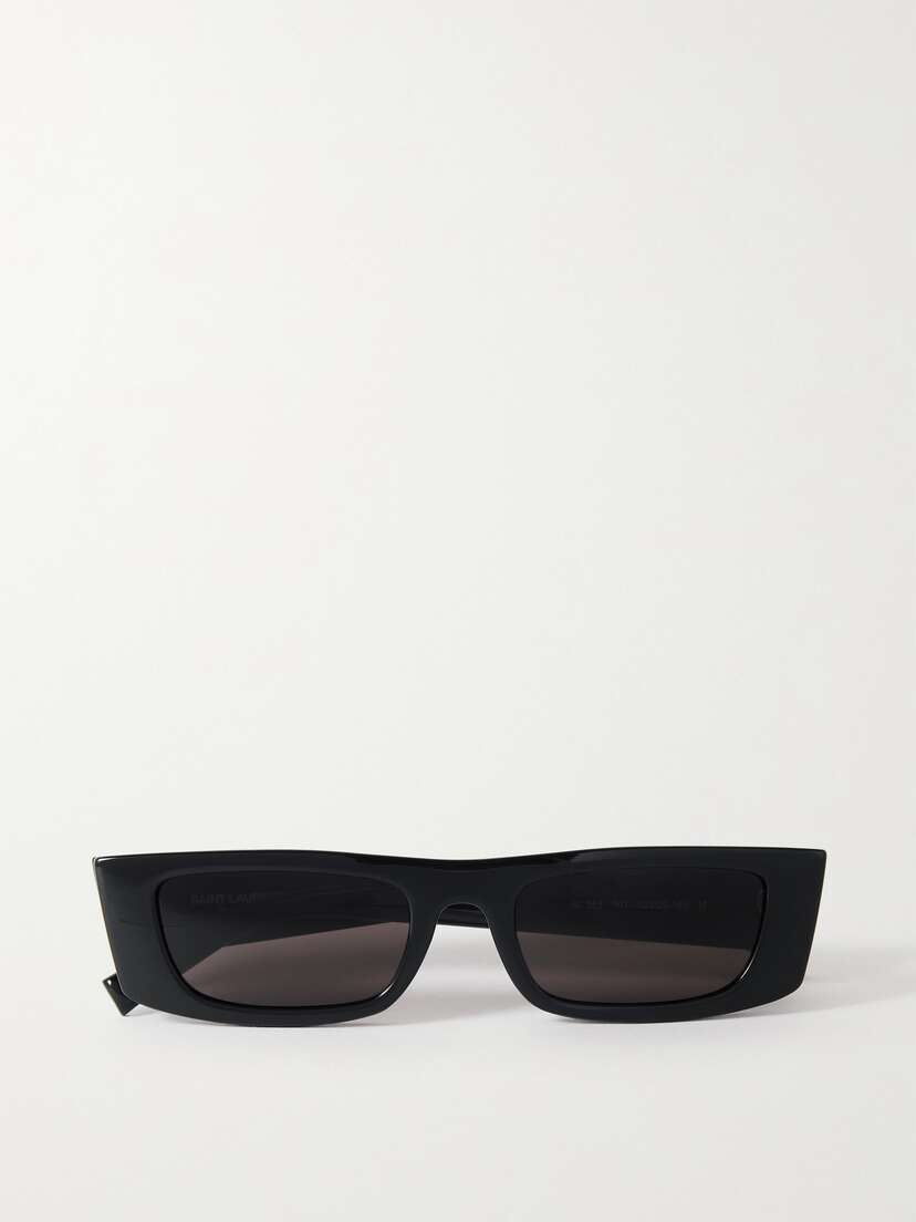 Saint Laurent Eyewear Rectangular-frame Acetate Sunglasses