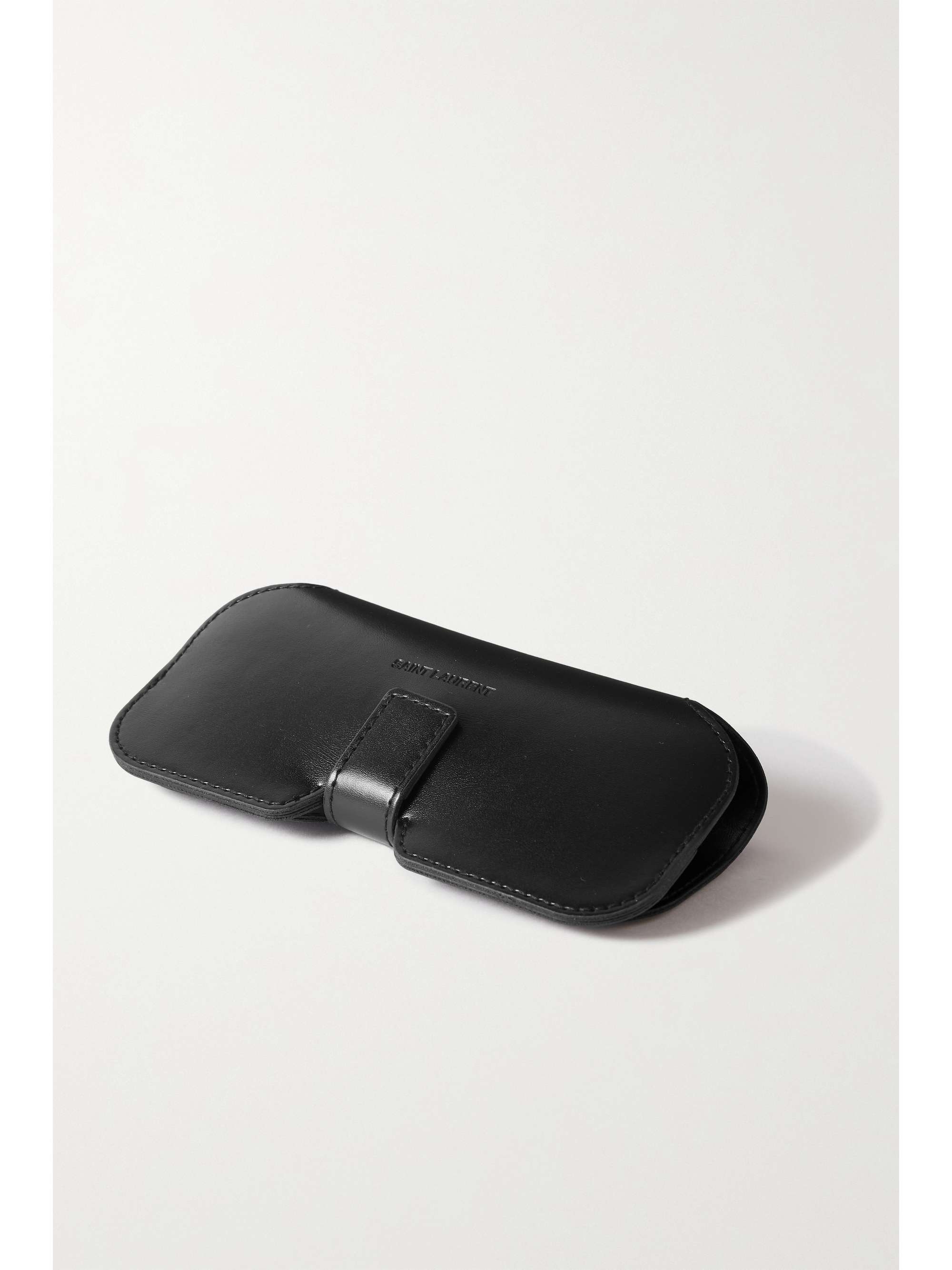 SAINT LAURENT EYEWEAR Round-frame metal sunglasses