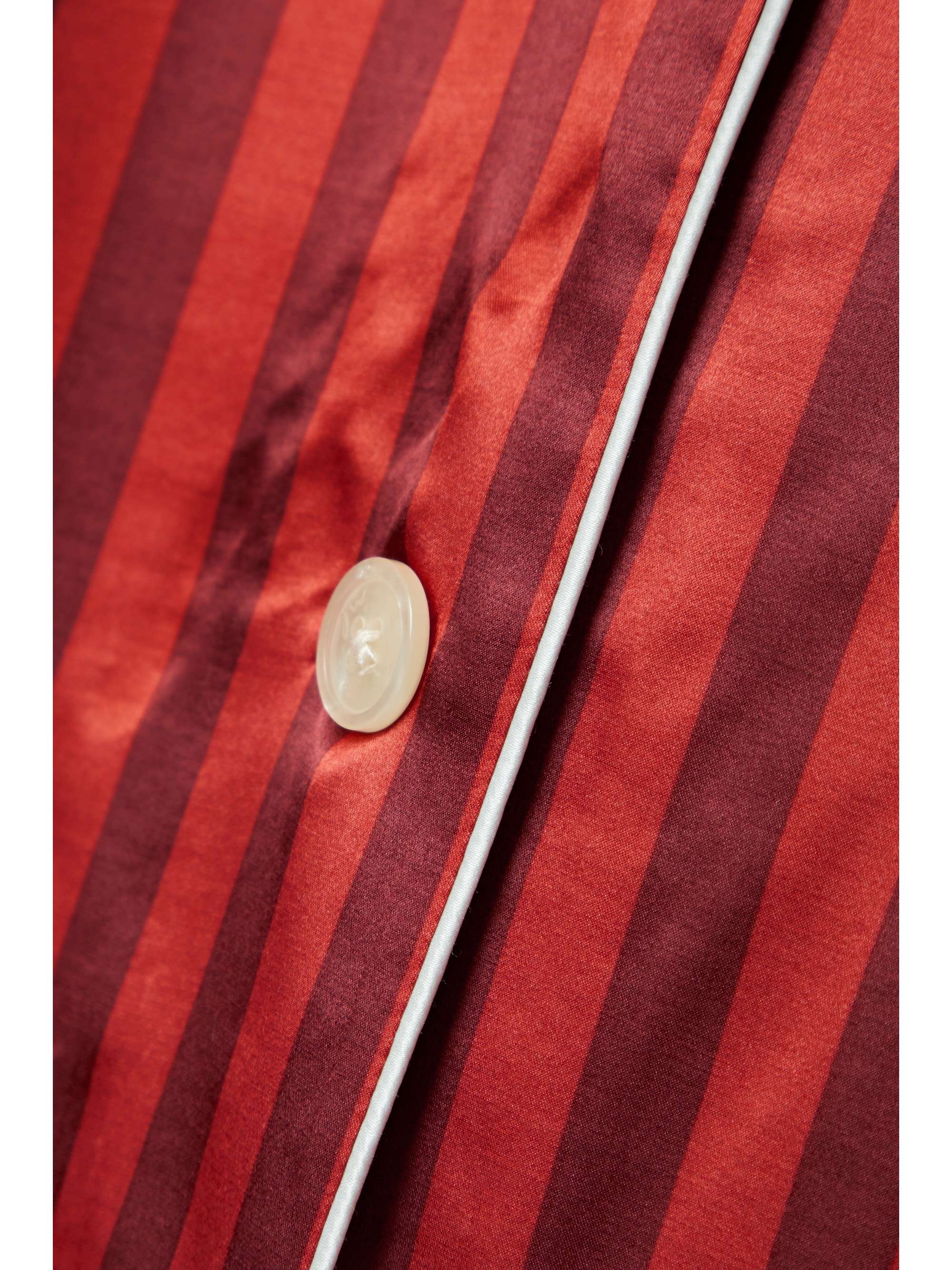 MORGAN LANE Jillian striped satin nightdress