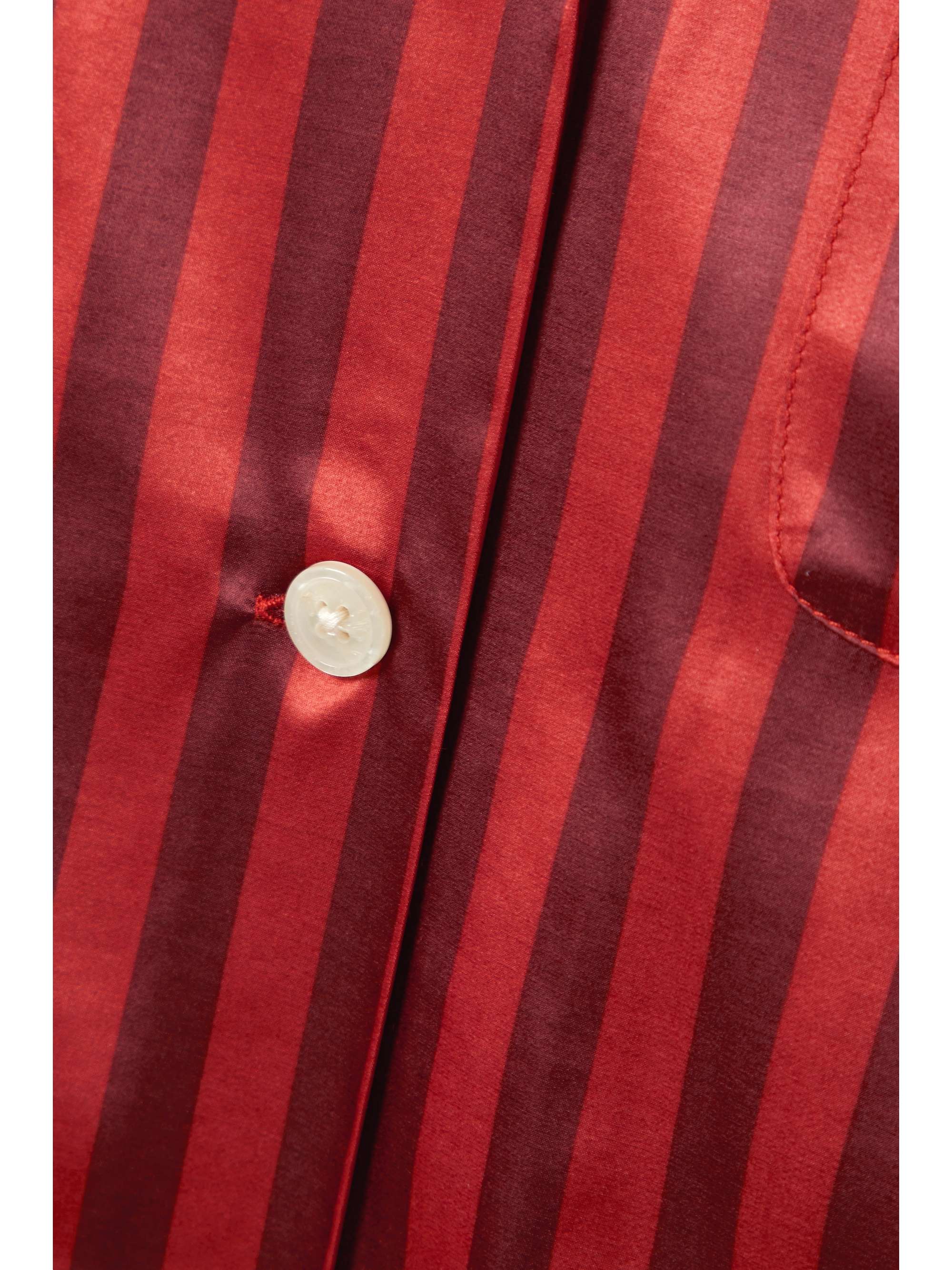 MORGAN LANE Ruthie Corey striped satin pajama set