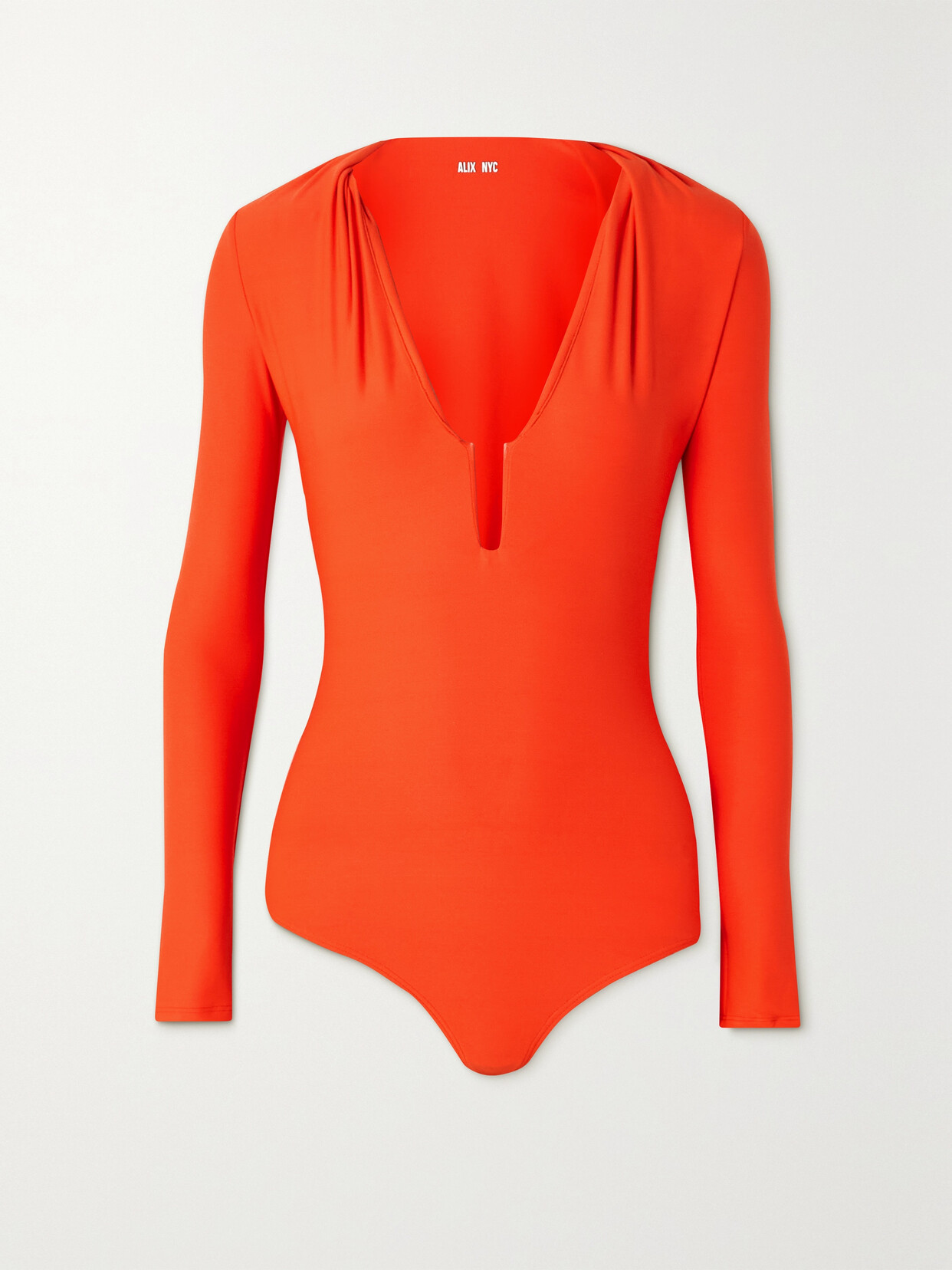 Alix NYC - Gunnar Stretch-jersey Thong Bodysuit - Orange