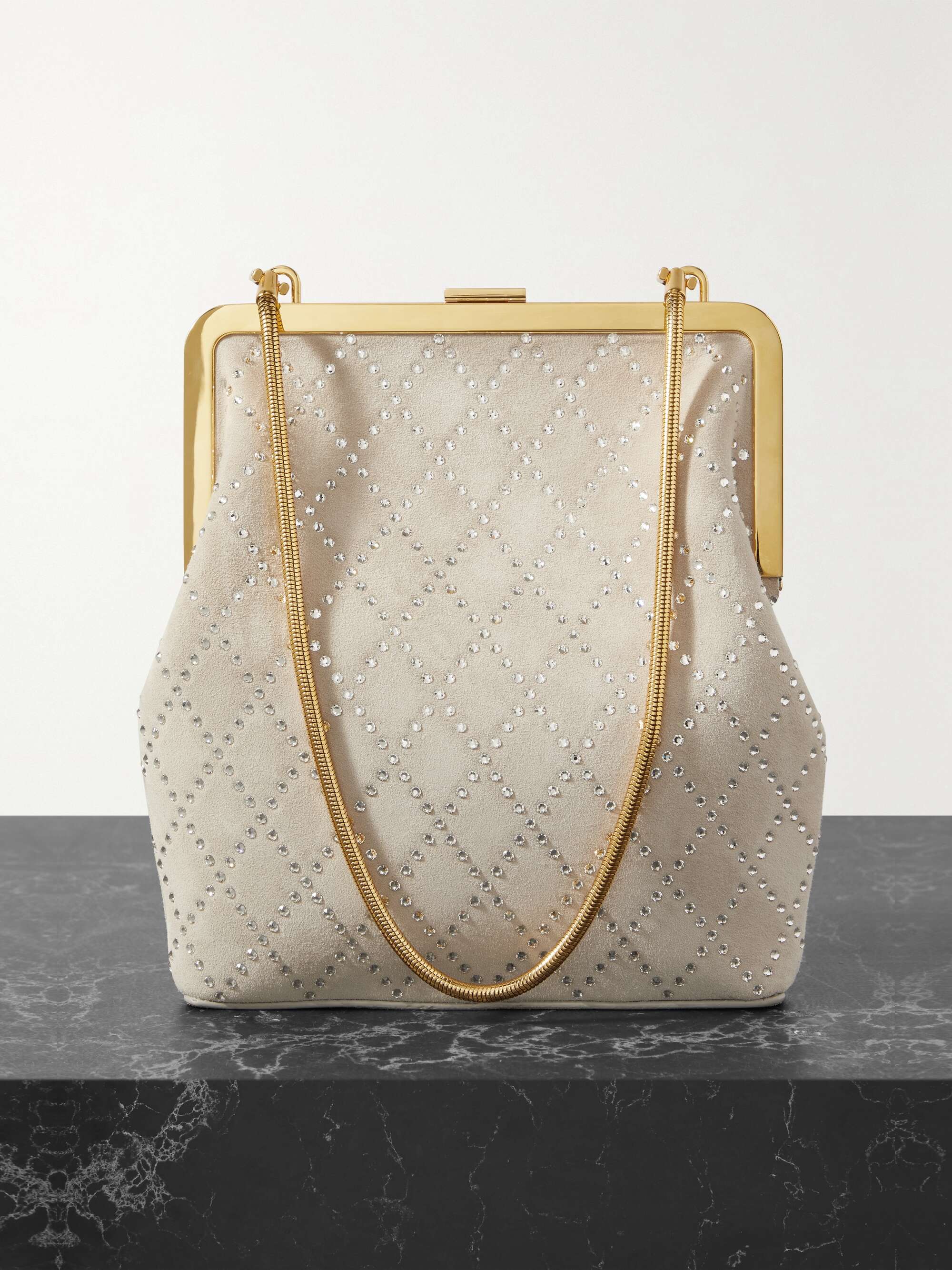 The Lilith Evening Bag in Cream Leather– KHAITE