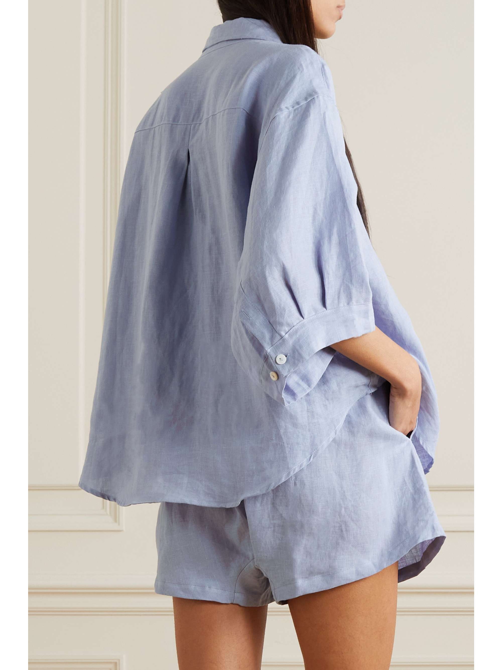 DEIJI STUDIOS + NET SUSTAIN The 03 linen pajama set