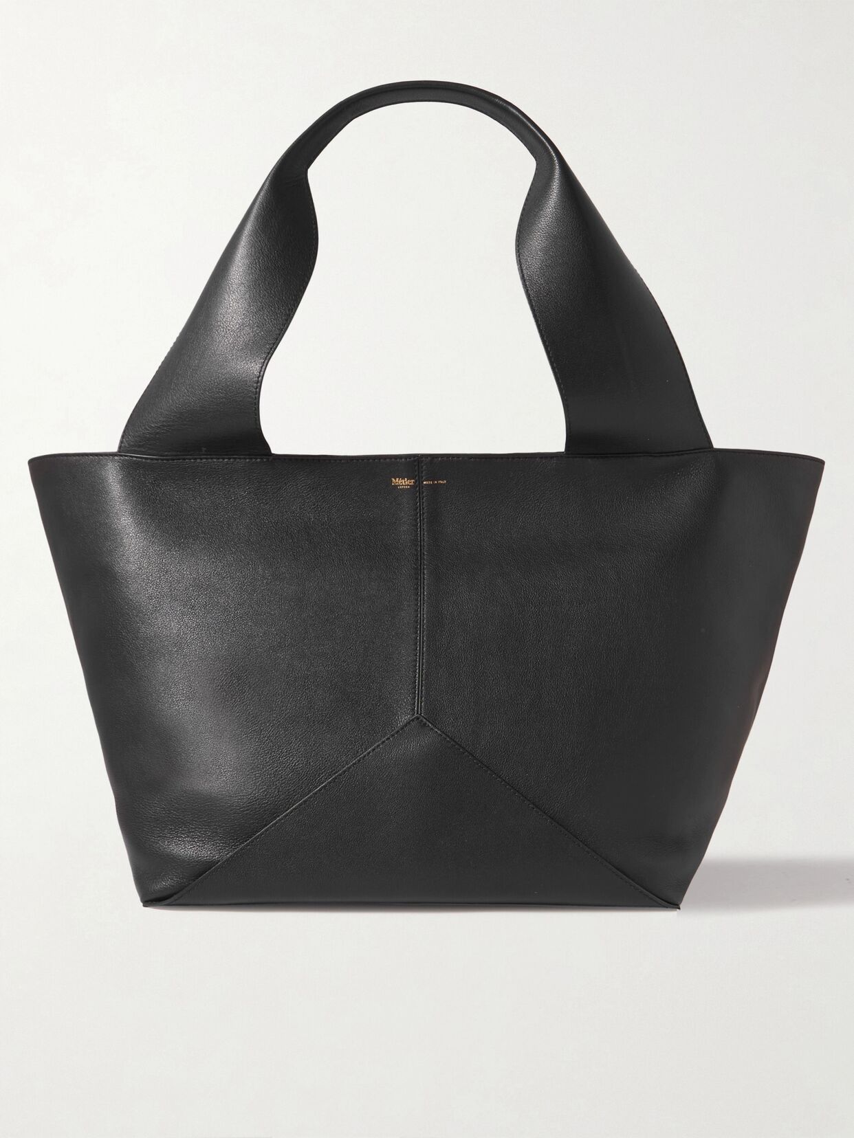 Market Weekend leather tote